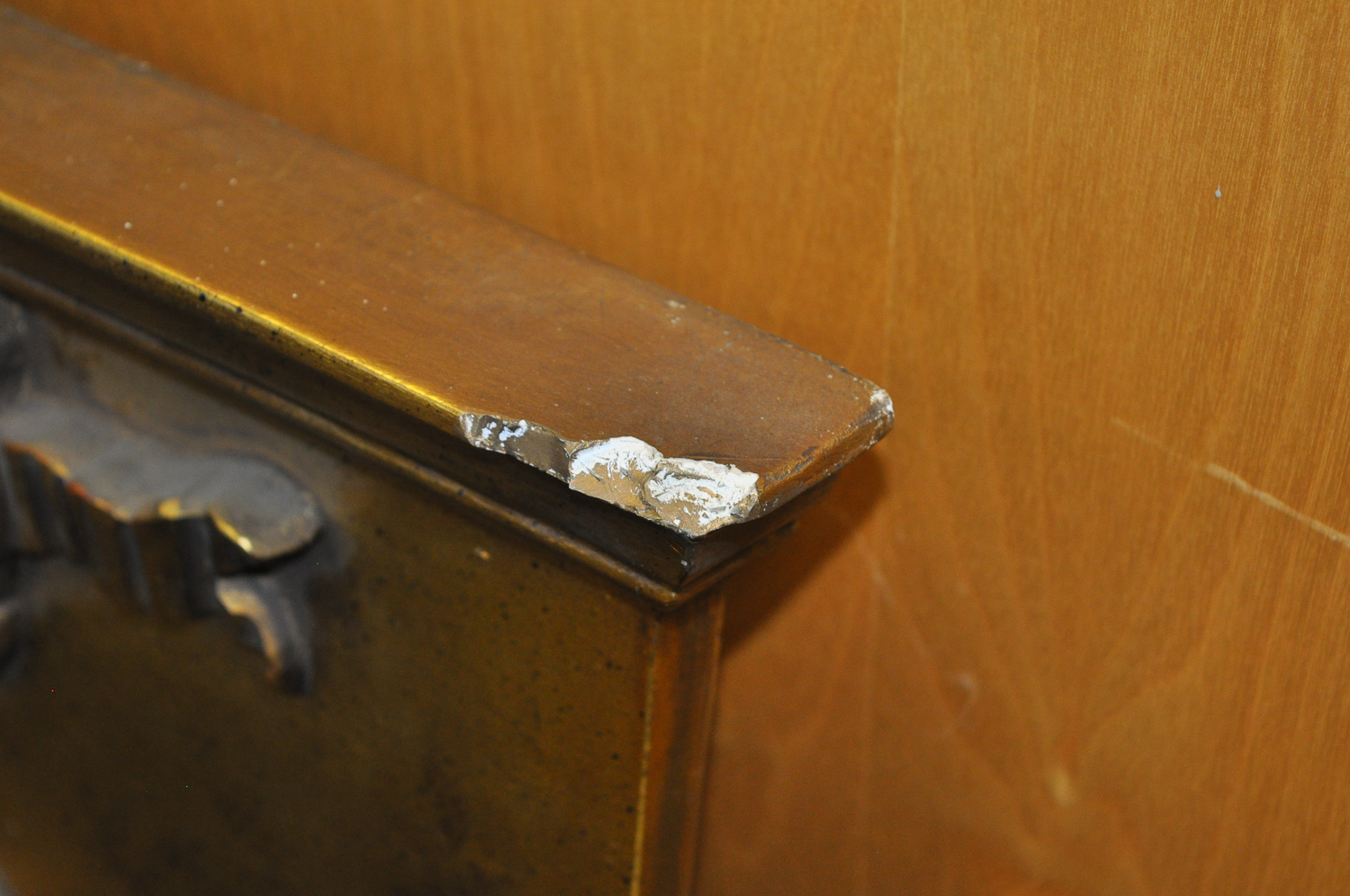 Reproduction French Louis XVI Style Hunting Horn Wall Mirror