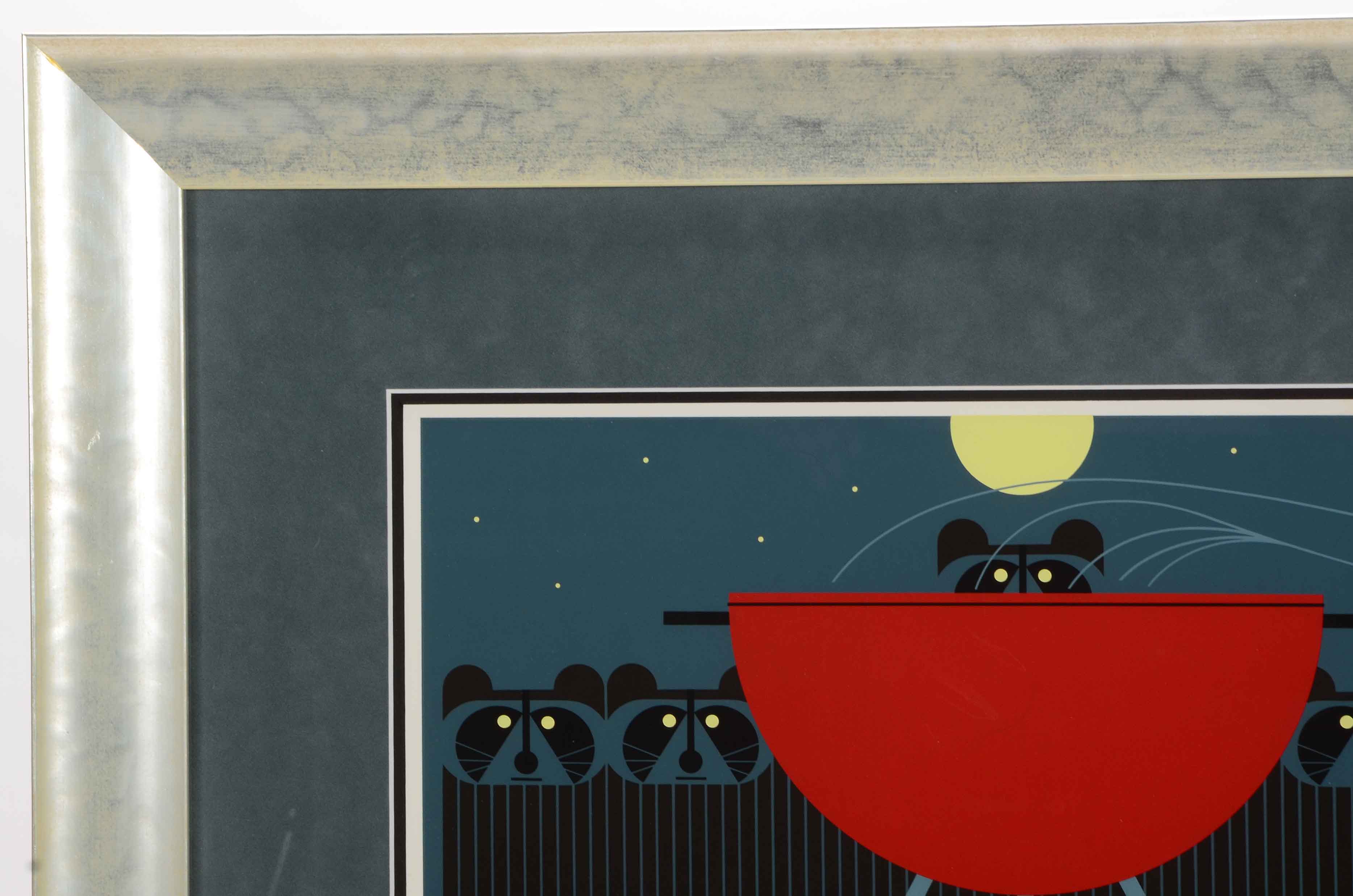 Charley Harper Artist Proof Serigraph "Big Rac Attack"