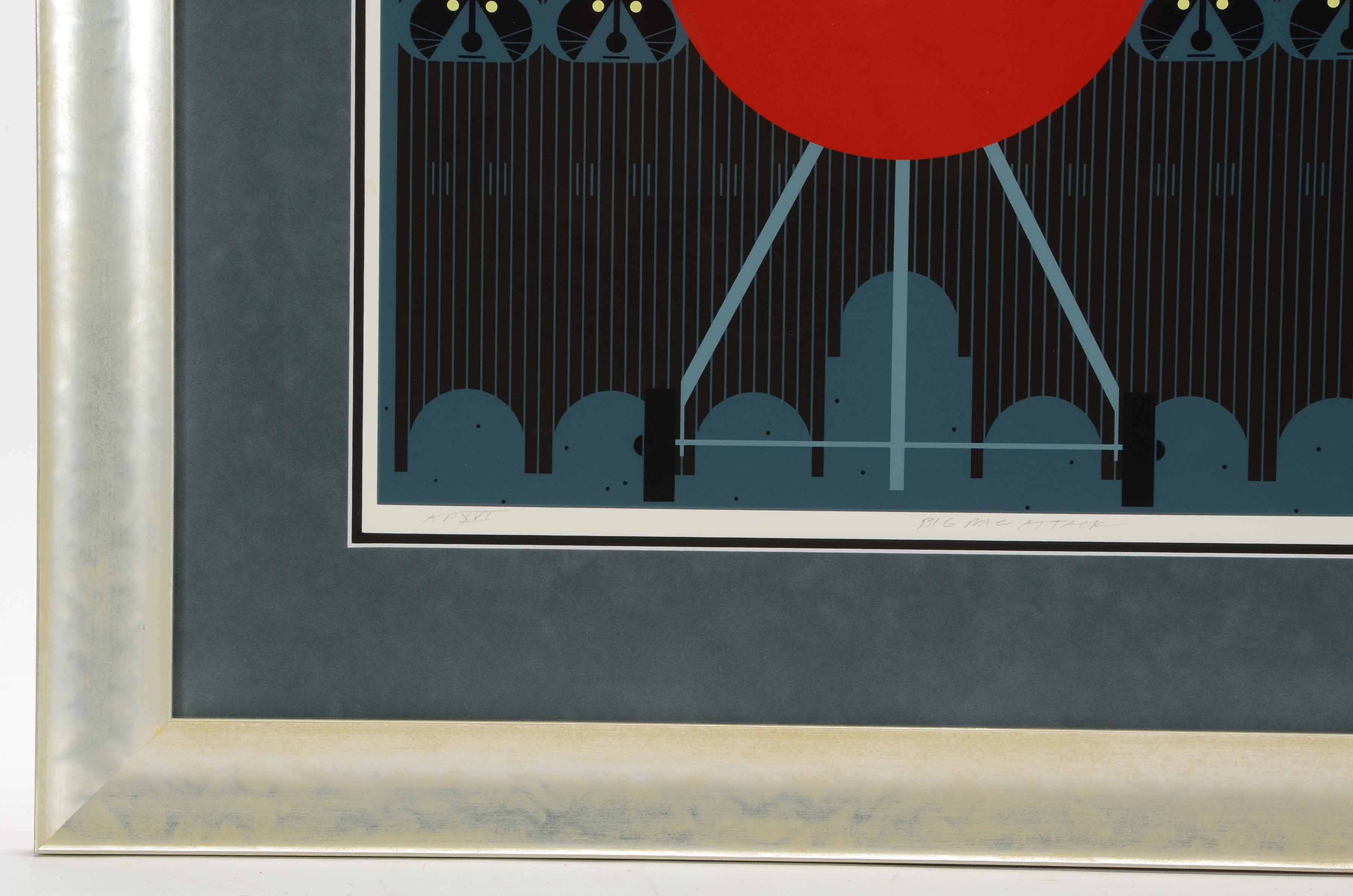 Charley Harper Artist Proof Serigraph "Big Rac Attack"