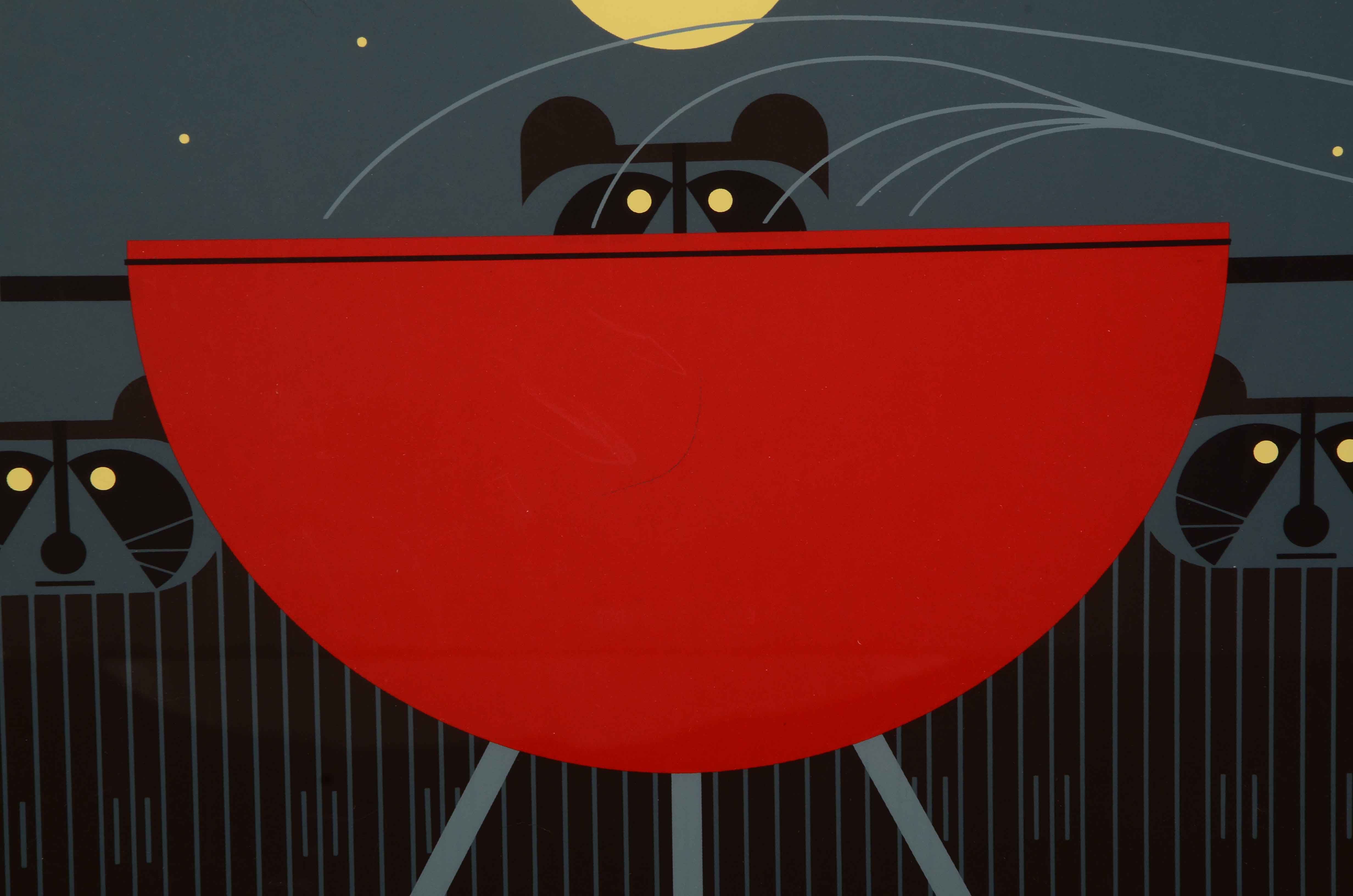 Charley Harper Artist Proof Serigraph "Big Rac Attack"