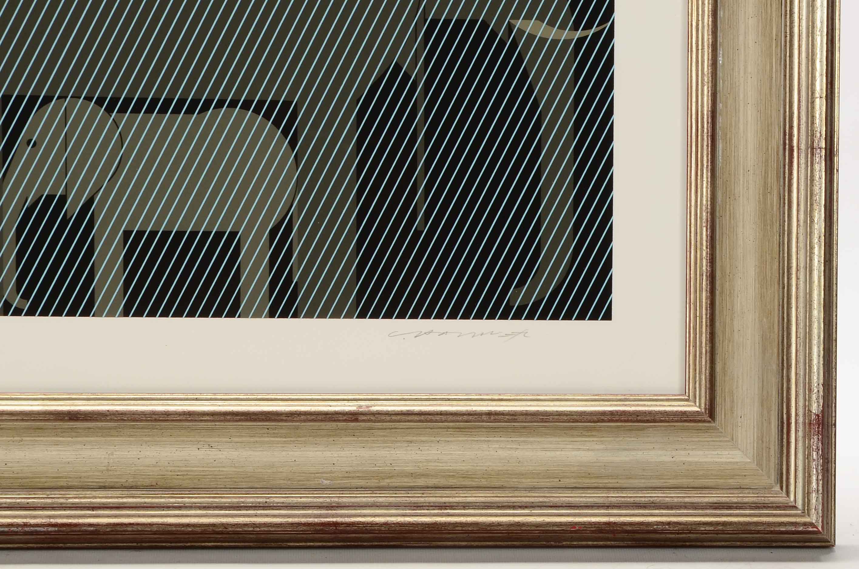 Charley Harper Signed Limited Edition Serigraph "Jumbrella"