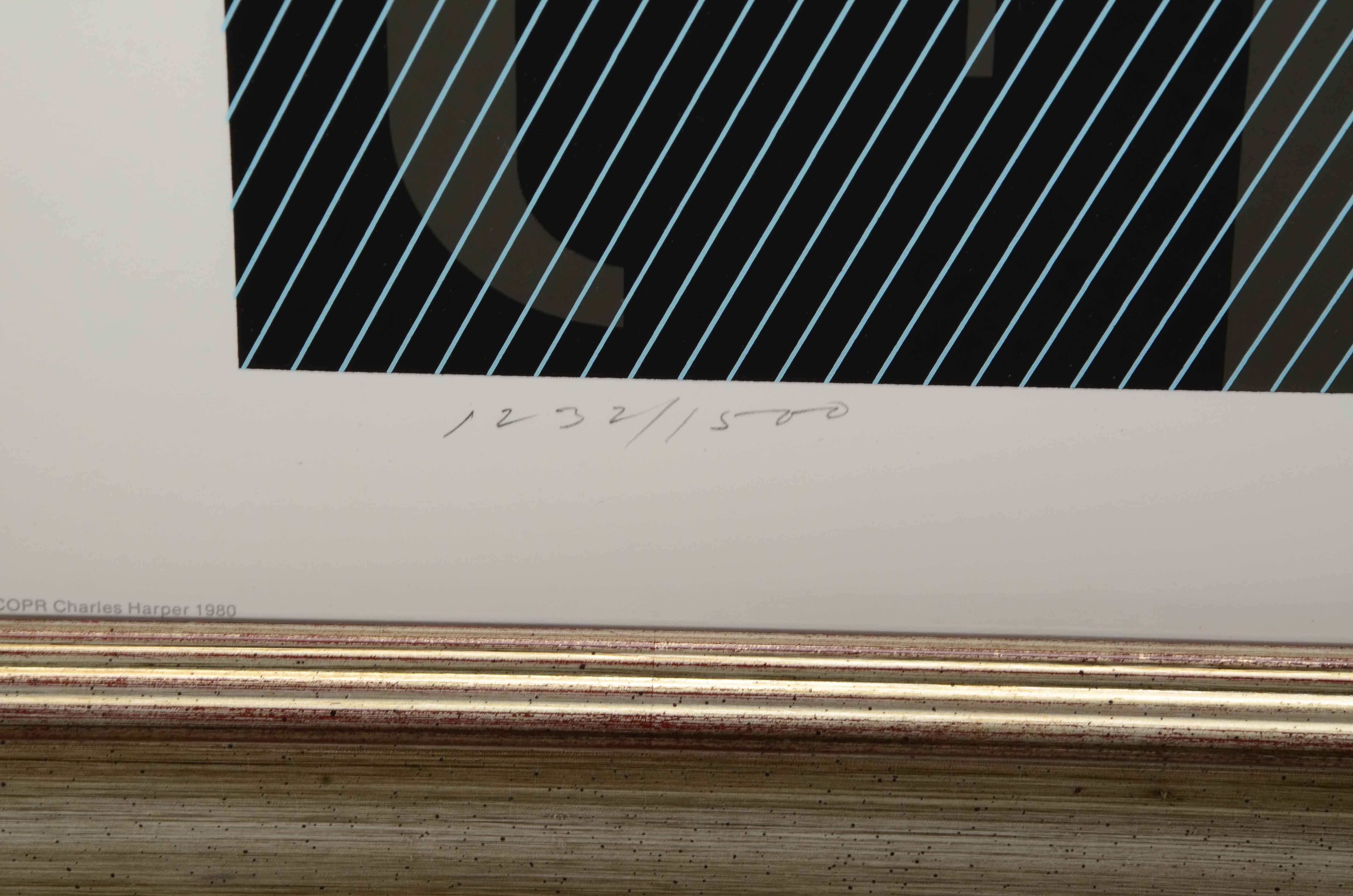 Charley Harper Signed Limited Edition Serigraph "Jumbrella"