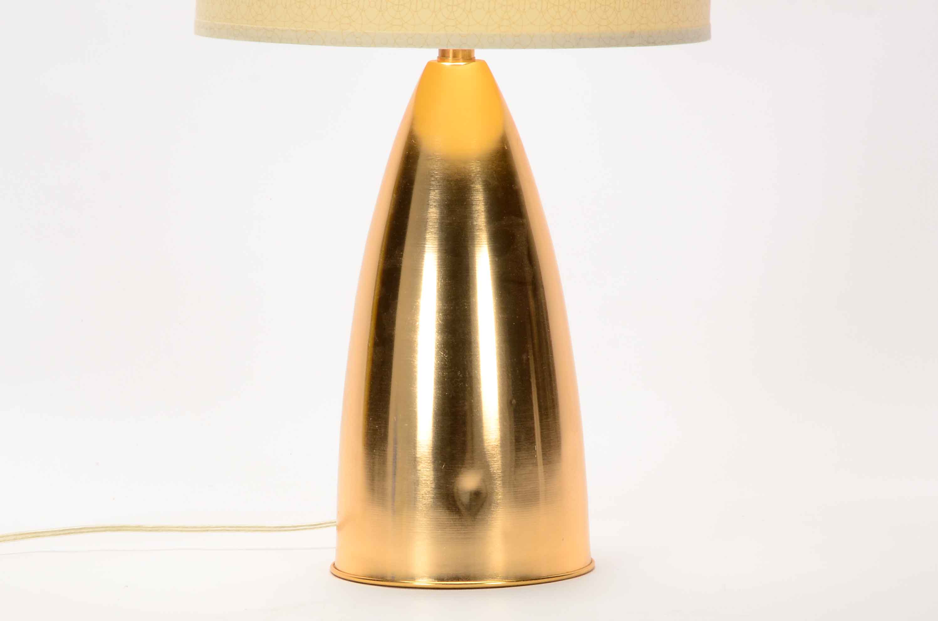Modern Orbit Rose Gold Tone Table Lamp
