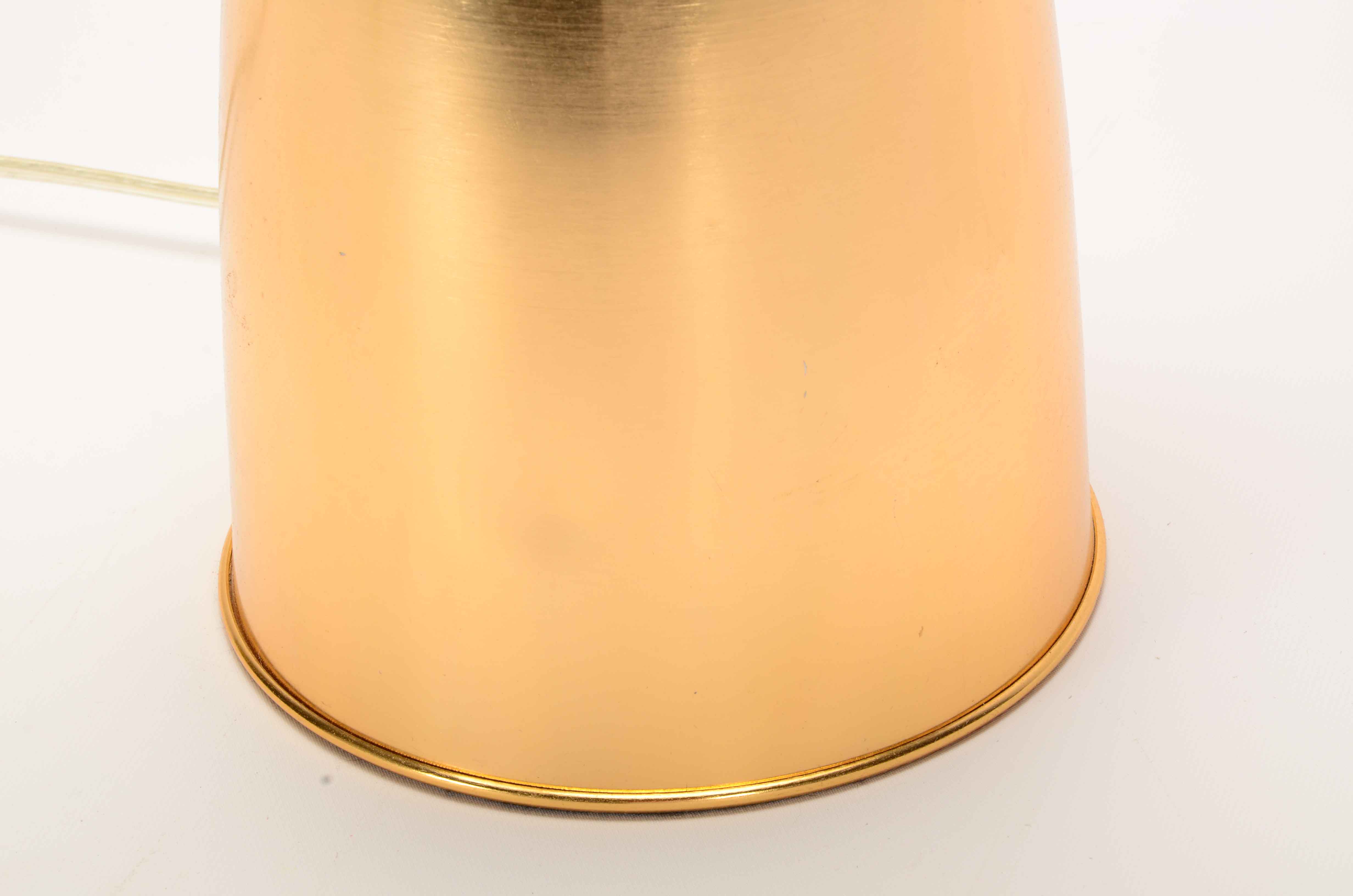 Modern Orbit Rose Gold Tone Table Lamp