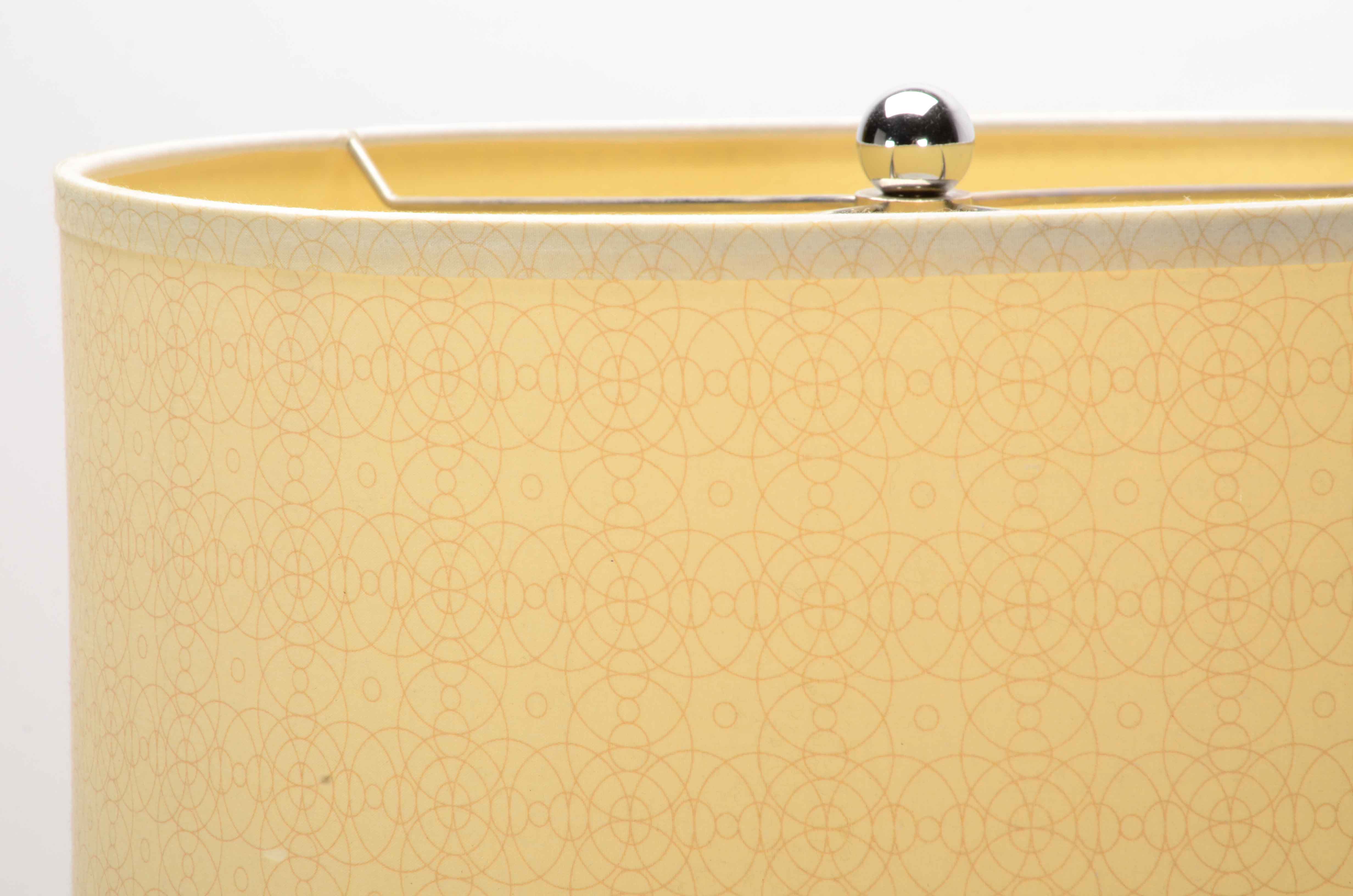 Modern Orbit Rose Gold Tone Table Lamp