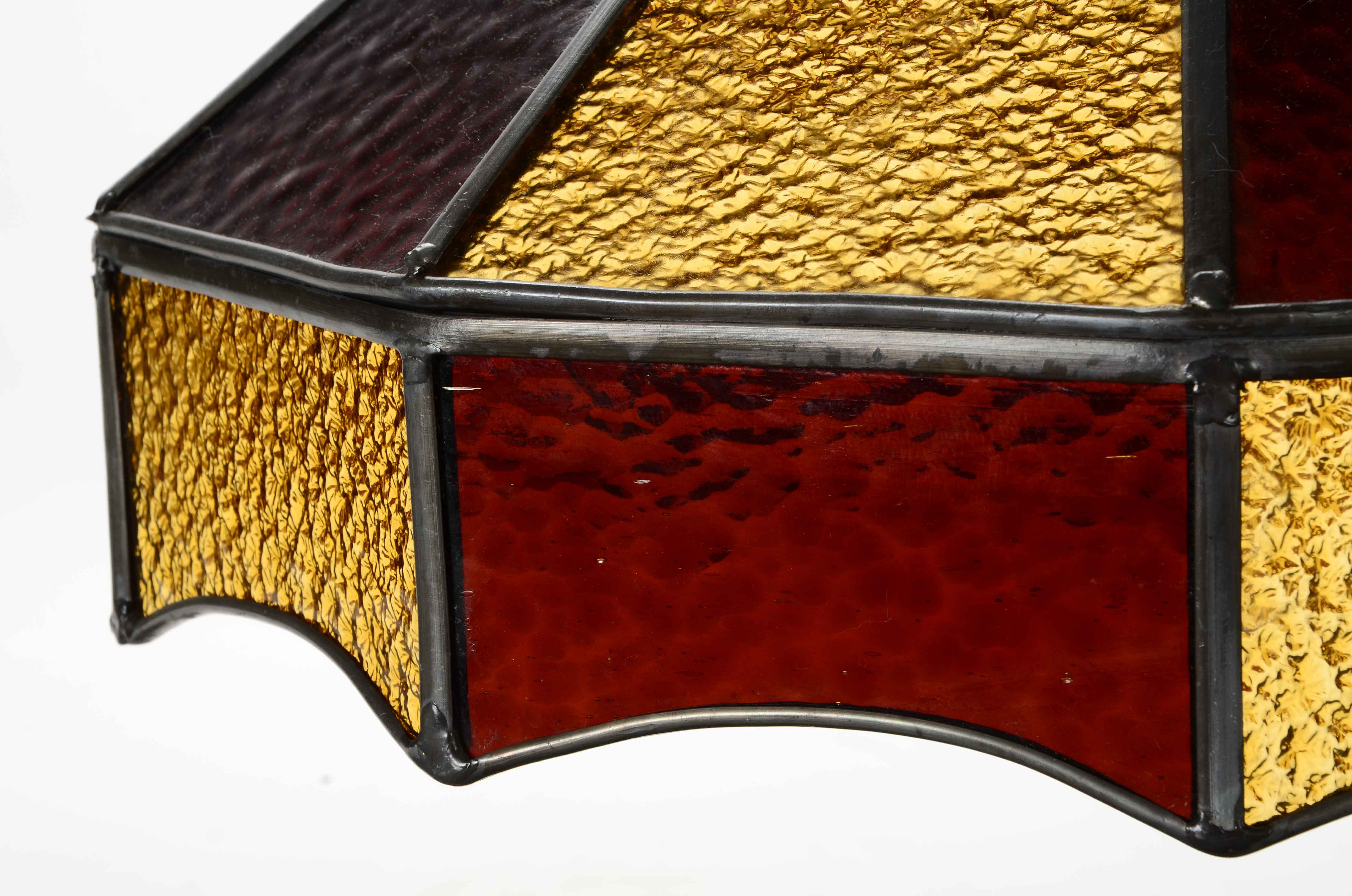 Tiffany Style Stained Glass Ceiling Pendant