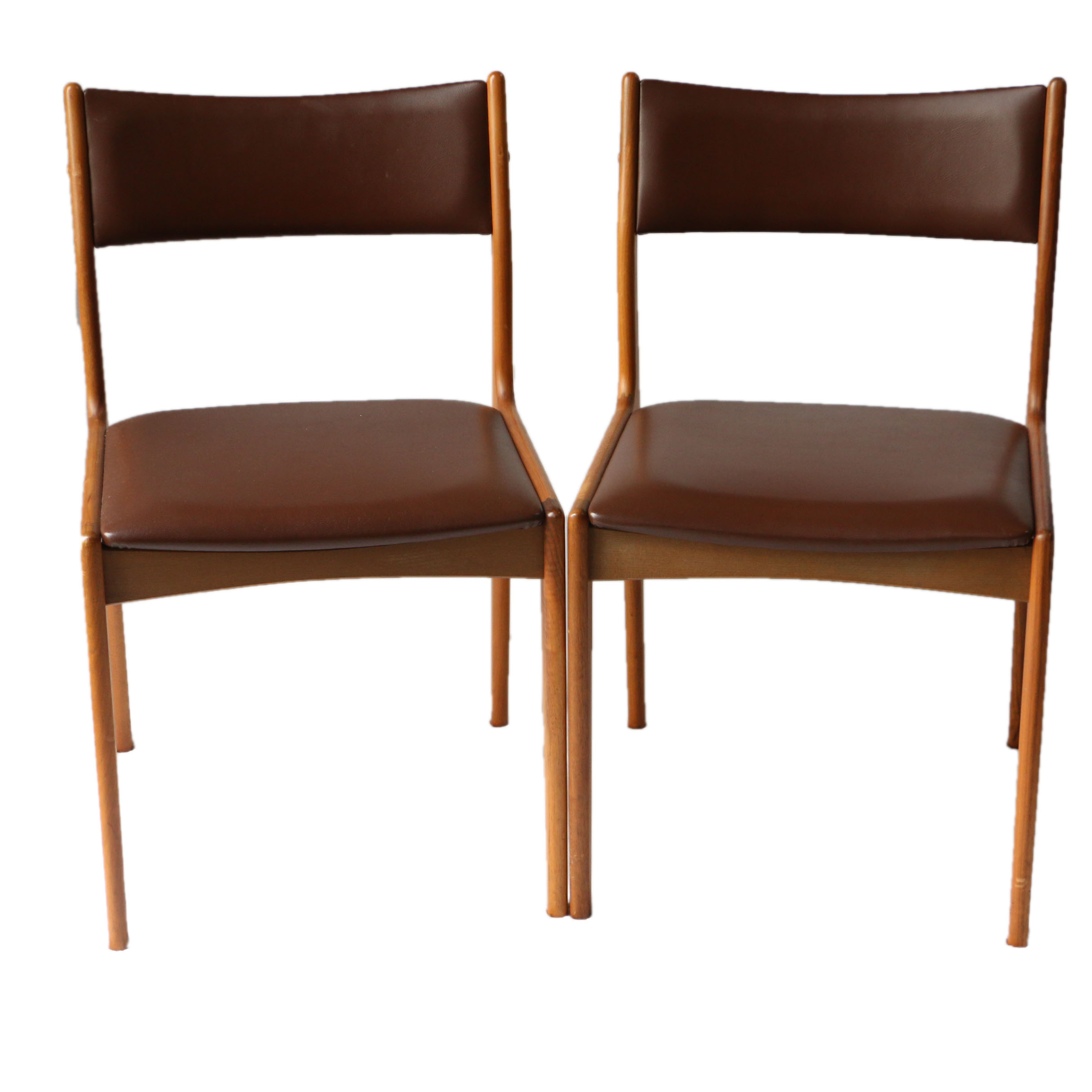 Danish Modern Teak Dining Chairs by Johannes Andersen for Uldum Møbelfabrik