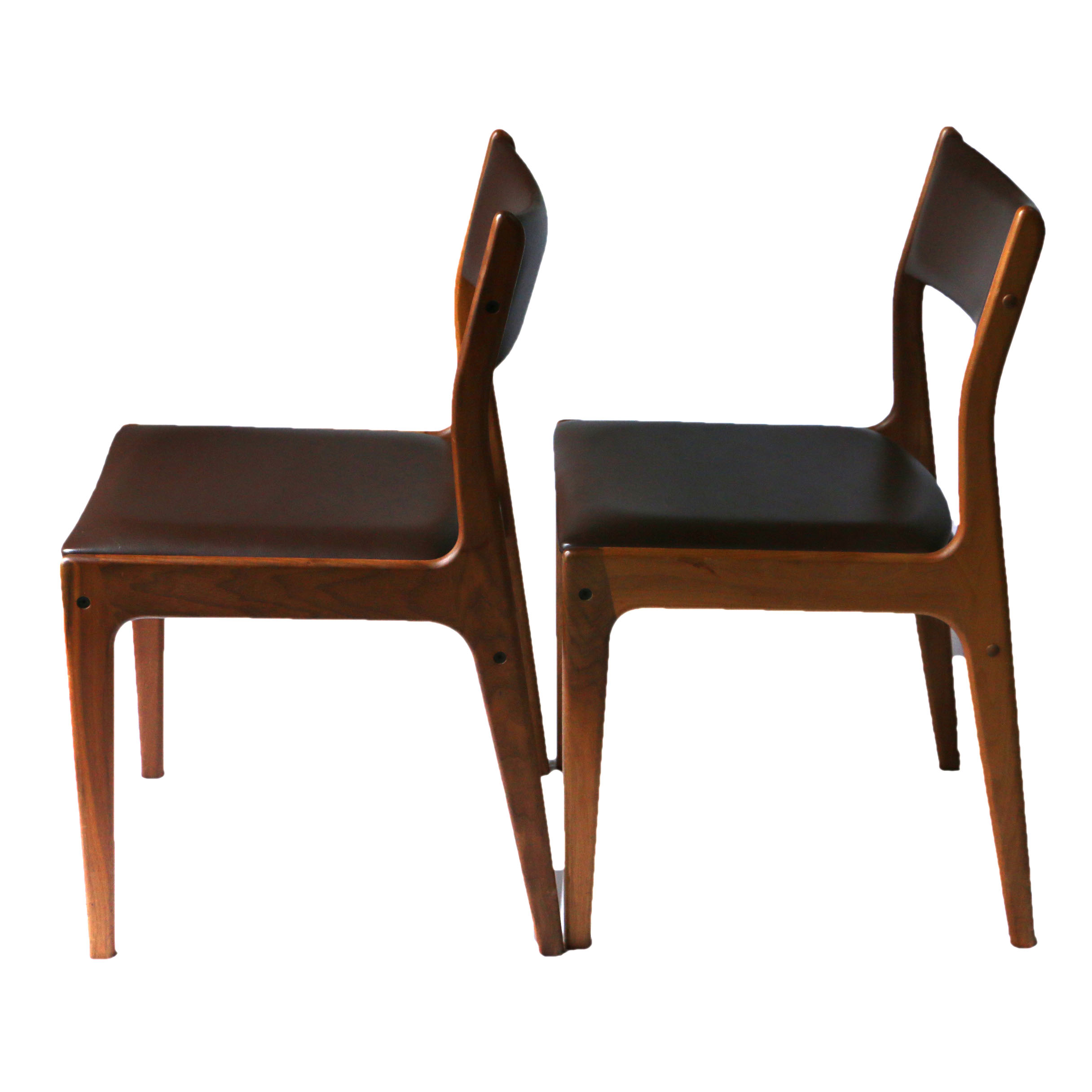 Danish Modern Teak Dining Chairs by Johannes Andersen for Uldum Møbelfabrik