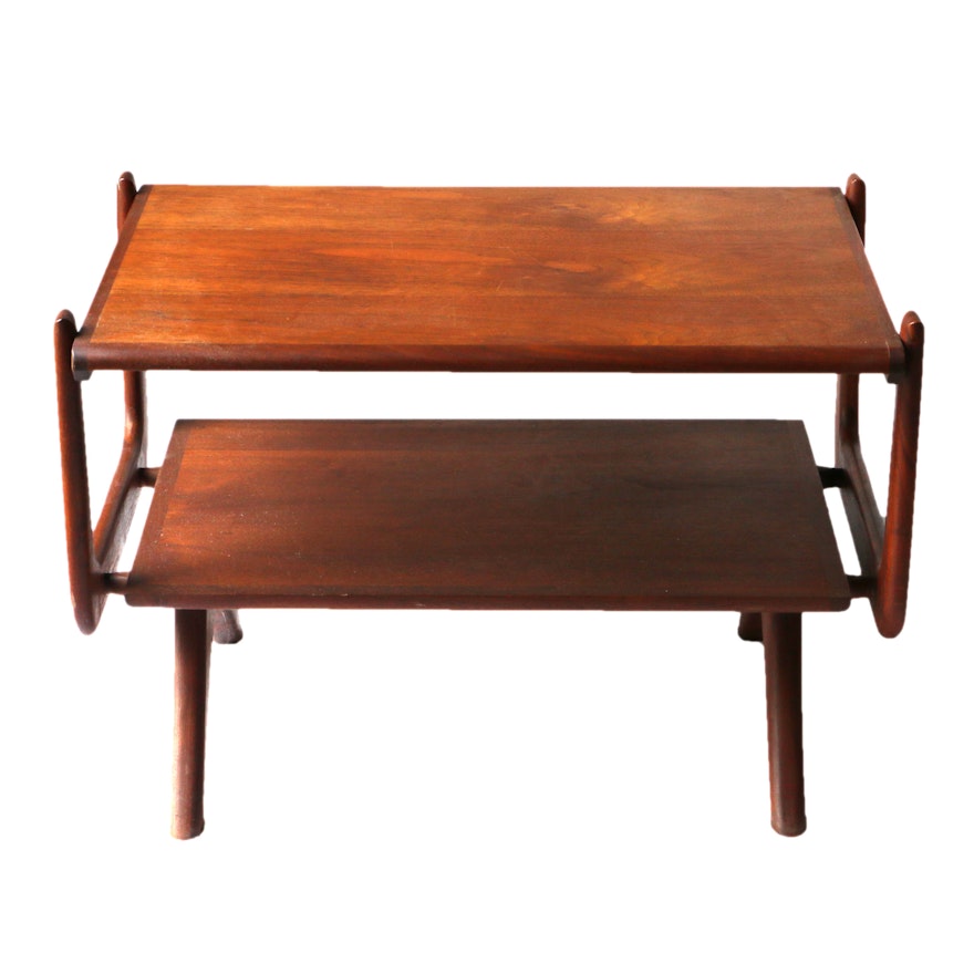 Mid Century Modern Walnut Coffee Table by Otmar