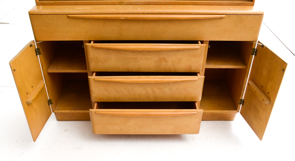 Mid Century Modern Heywood-Wakefield Buffet and Hutch