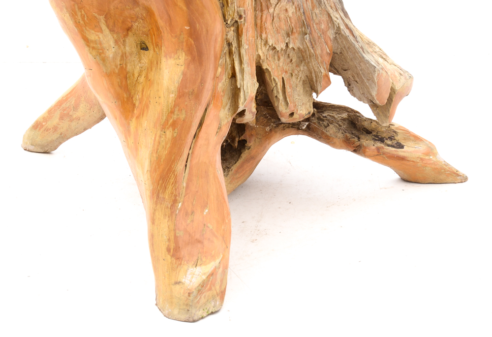 Teak Root Table and Stools