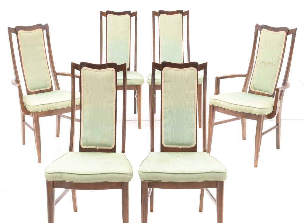 Set of Six Dining Chairs by Bassett Chair Co.