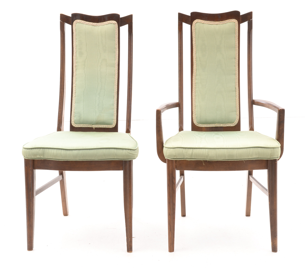 Set of Six Dining Chairs by Bassett Chair Co.