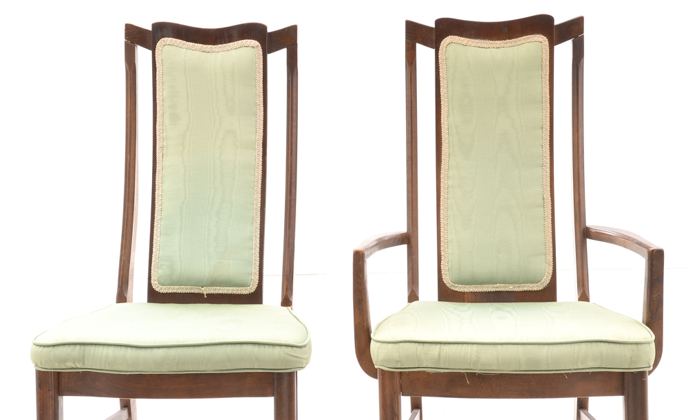 Set of Six Dining Chairs by Bassett Chair Co.