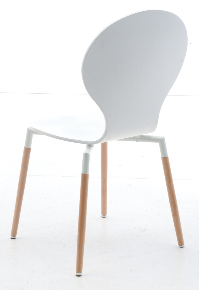Set of Modway "Path" Dining Chairs in White