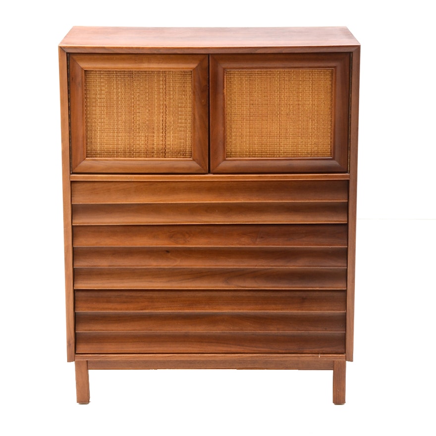 Mid Century Modern Cabinet on Chest by American of Martinsville