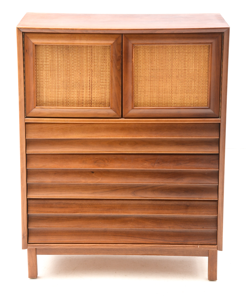 Mid Century Modern Cabinet on Chest by American of Martinsville