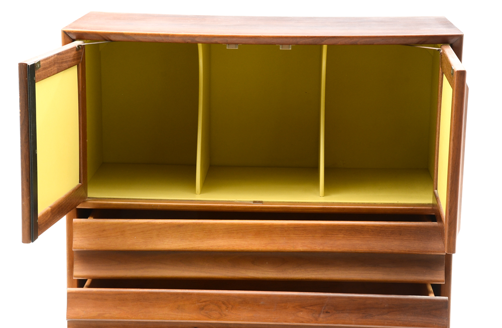 Mid Century Modern Cabinet on Chest by American of Martinsville