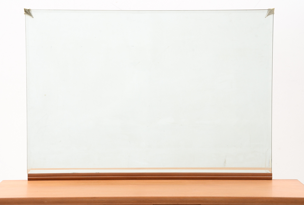 Mid Century Modern Low Chest of Drawers with Mirror