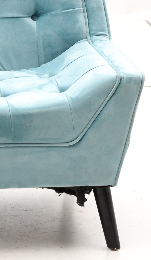 Zuo Modern "Nantucket" Sofa in Aqua Blue