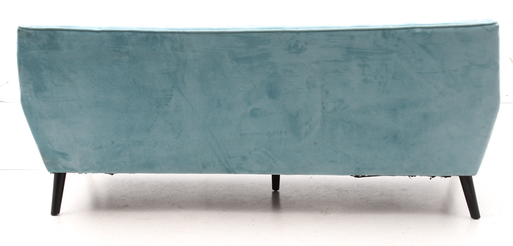 Zuo Modern "Nantucket" Sofa in Aqua Blue