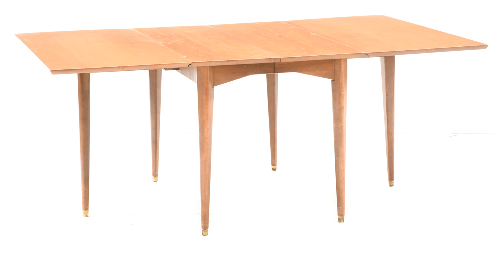 Vintage Gate-Leg Dining Table and Chairs