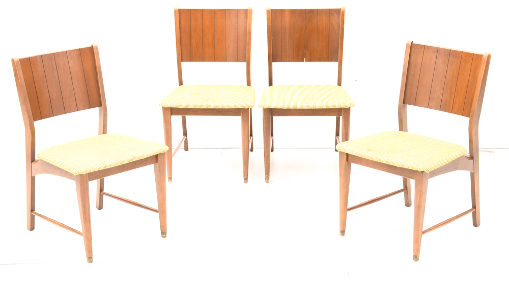 Vintage Gate-Leg Dining Table and Chairs