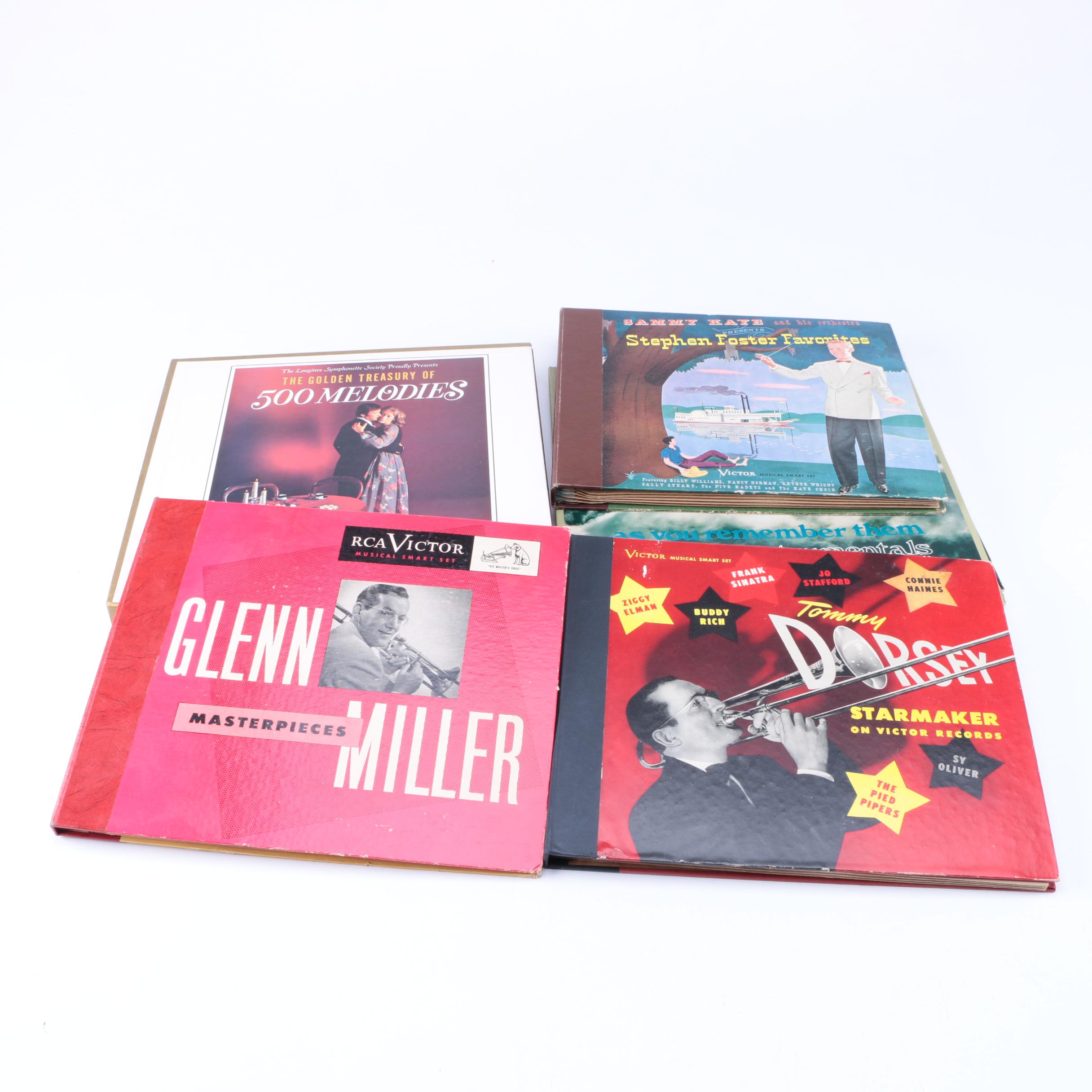 Swing, Easy Listening LPs and 78 rpm Records