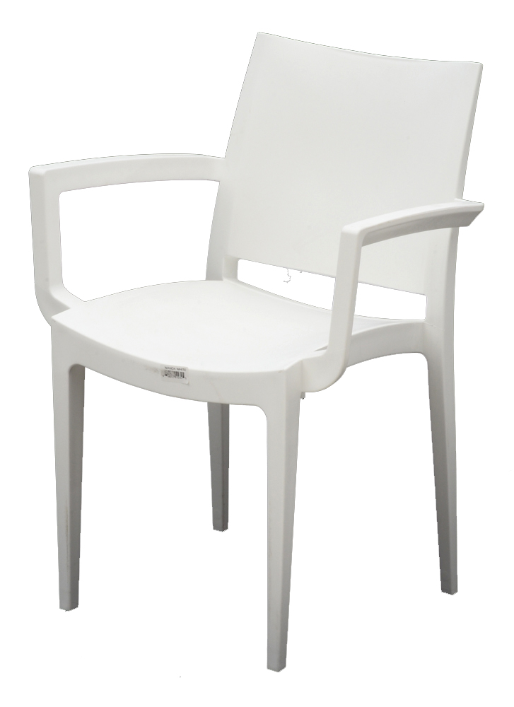 Set of Tensai "Wanda" White Acrylic Armchairs