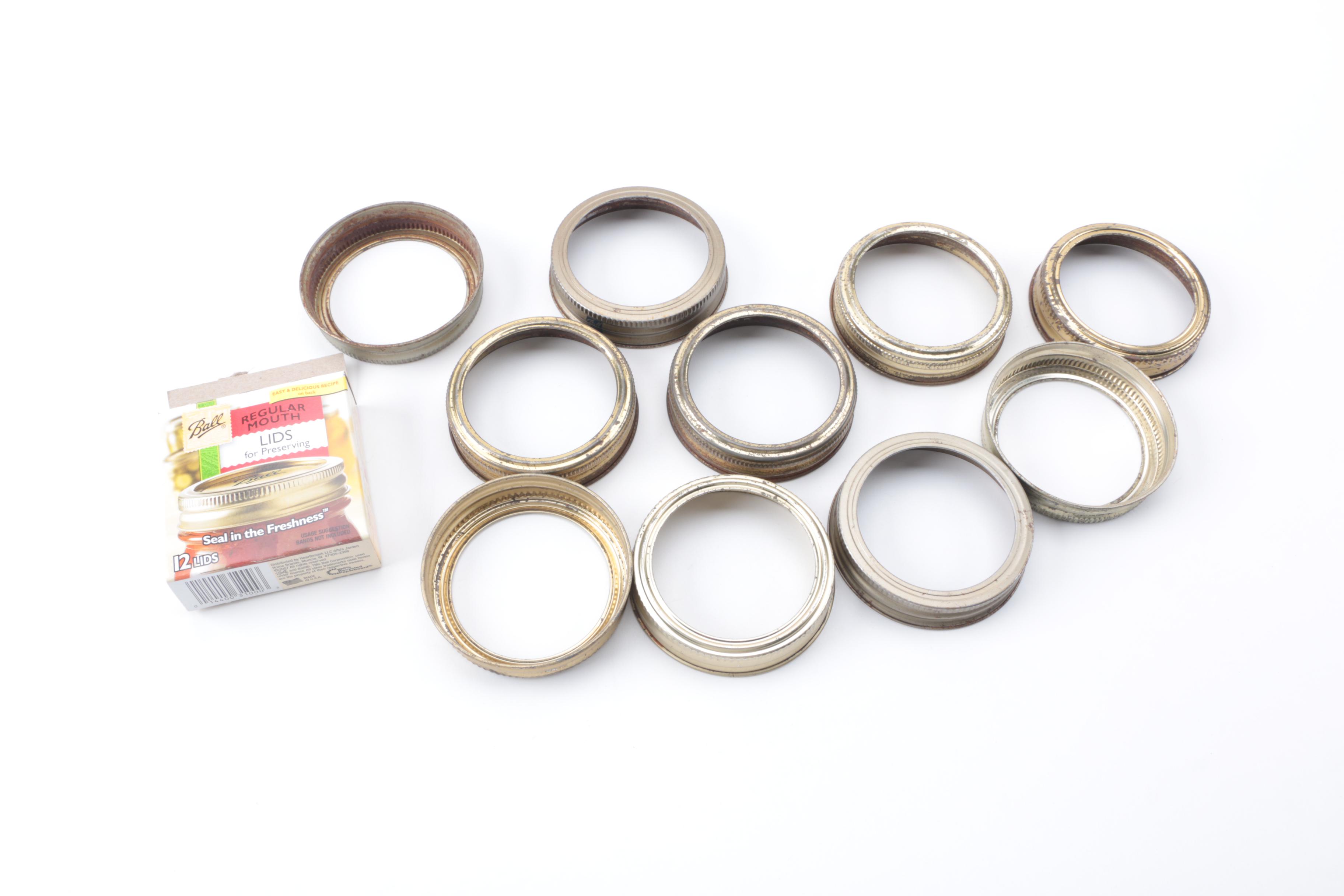 Canning Jars and Tongs