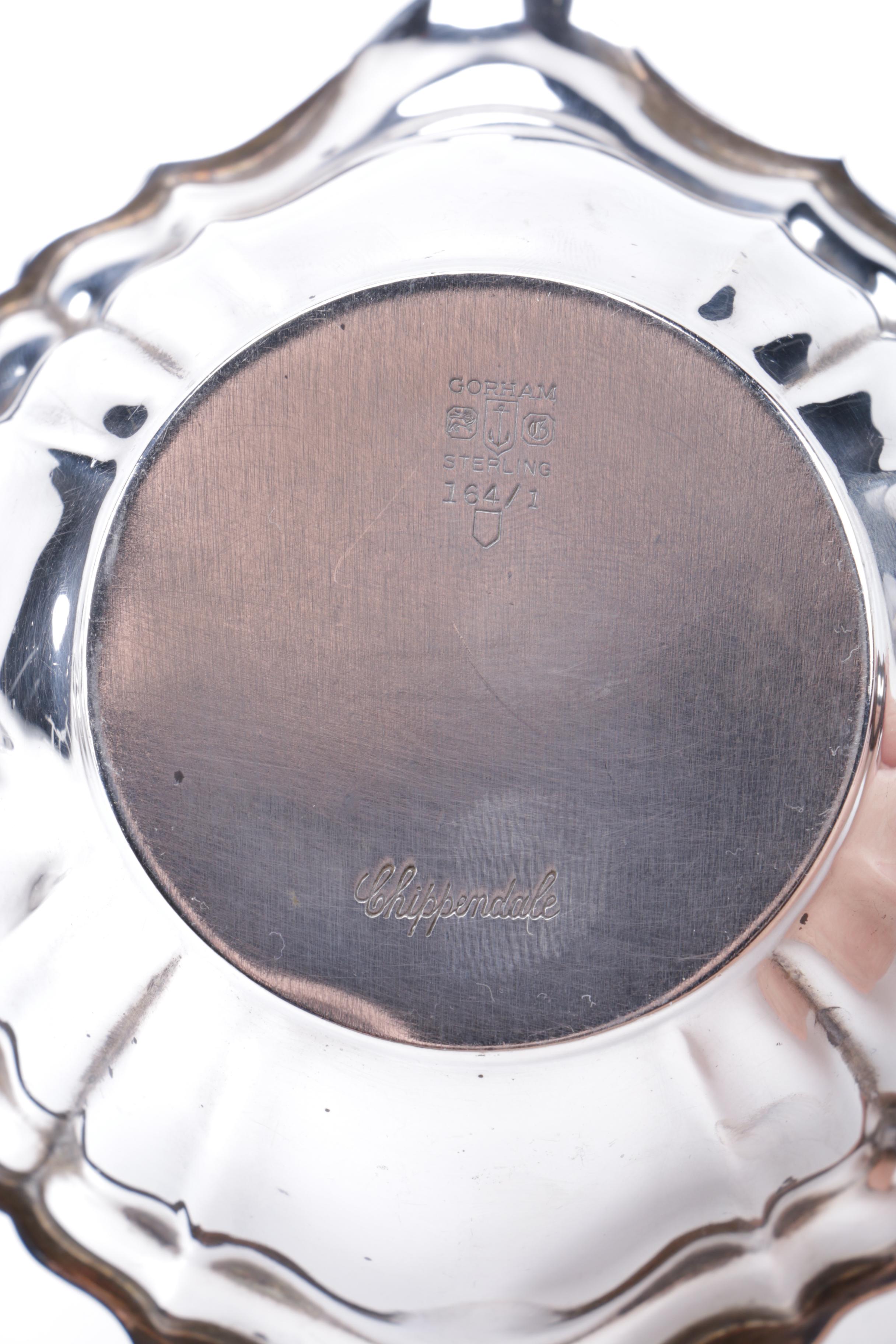 Gorham "Chippendale" Sterling Pipkin with Preisner Sterling Silver Bowl