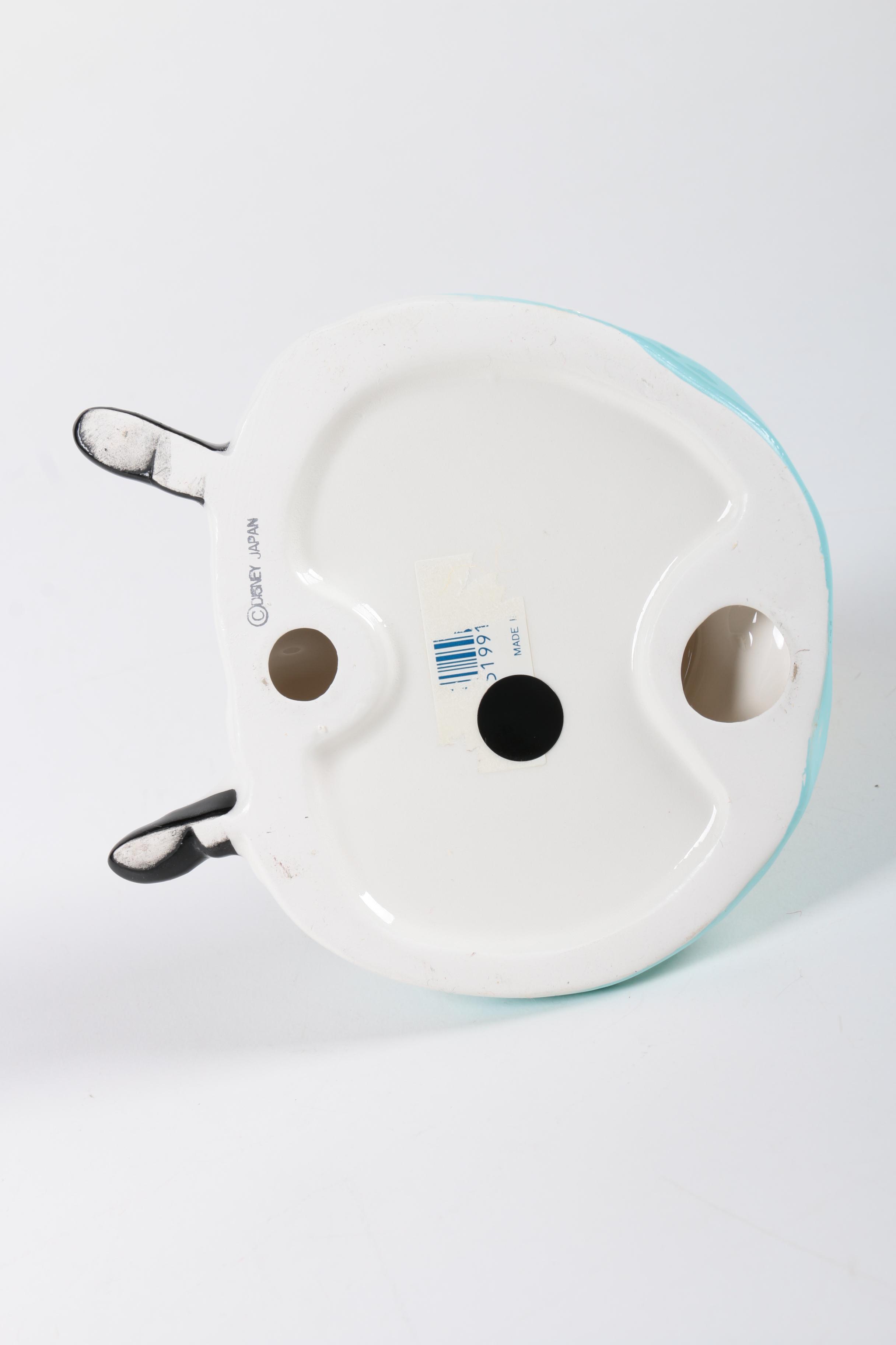 Ceramic "Alice in Wonderland" Teapot and Figurines