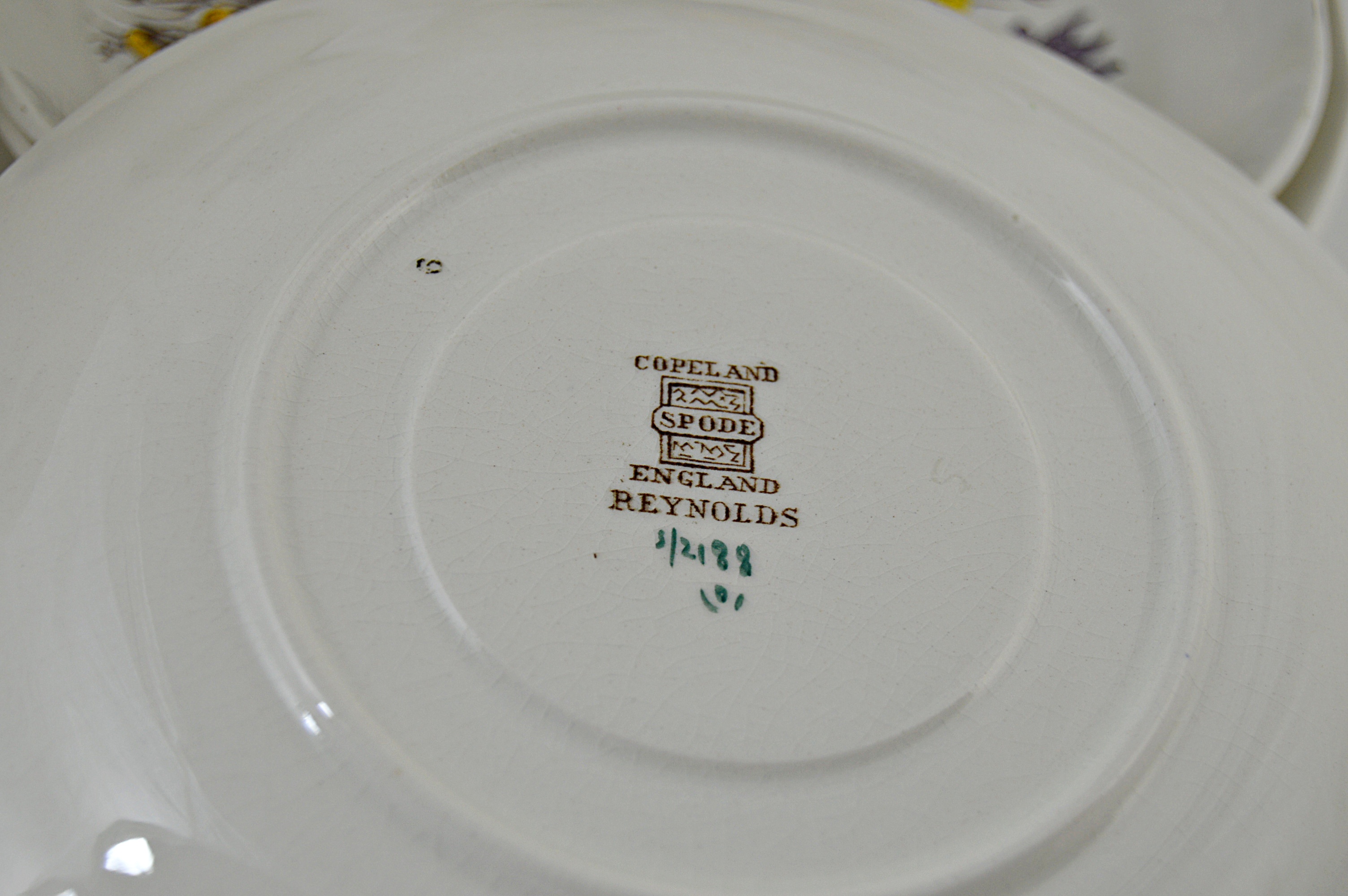 Vintage Copeland Spode "Reynolds" Bone China Teacups and Saucers