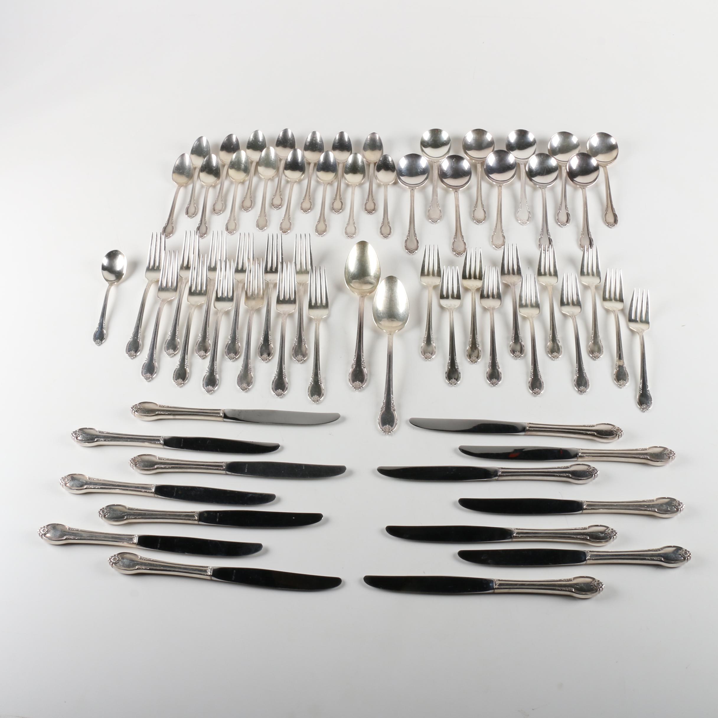 1847 Rogers Bros. "Remembrance" Silver-Plated Flatware Set