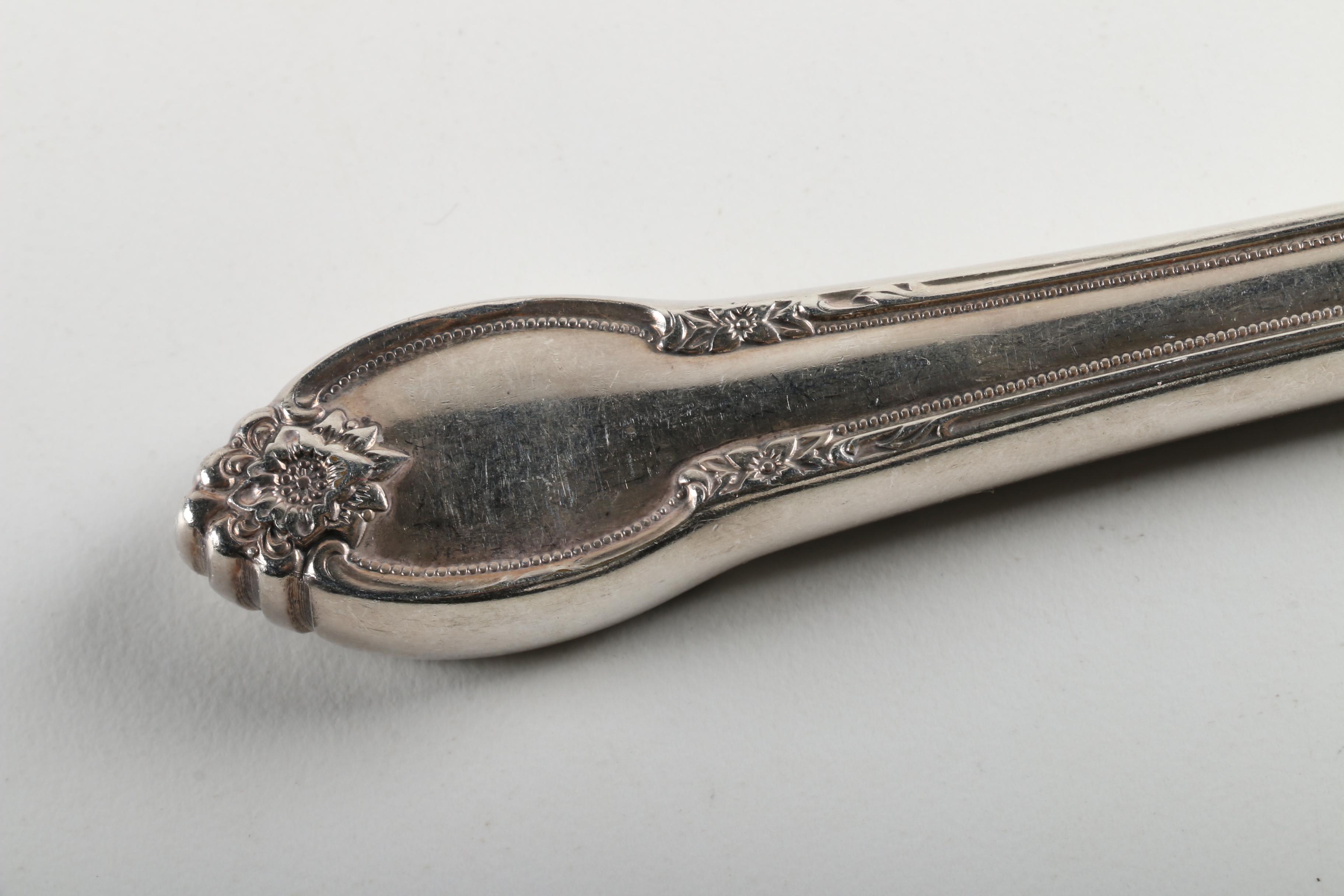 1847 Rogers Bros. "Remembrance" Silver-Plated Flatware Set