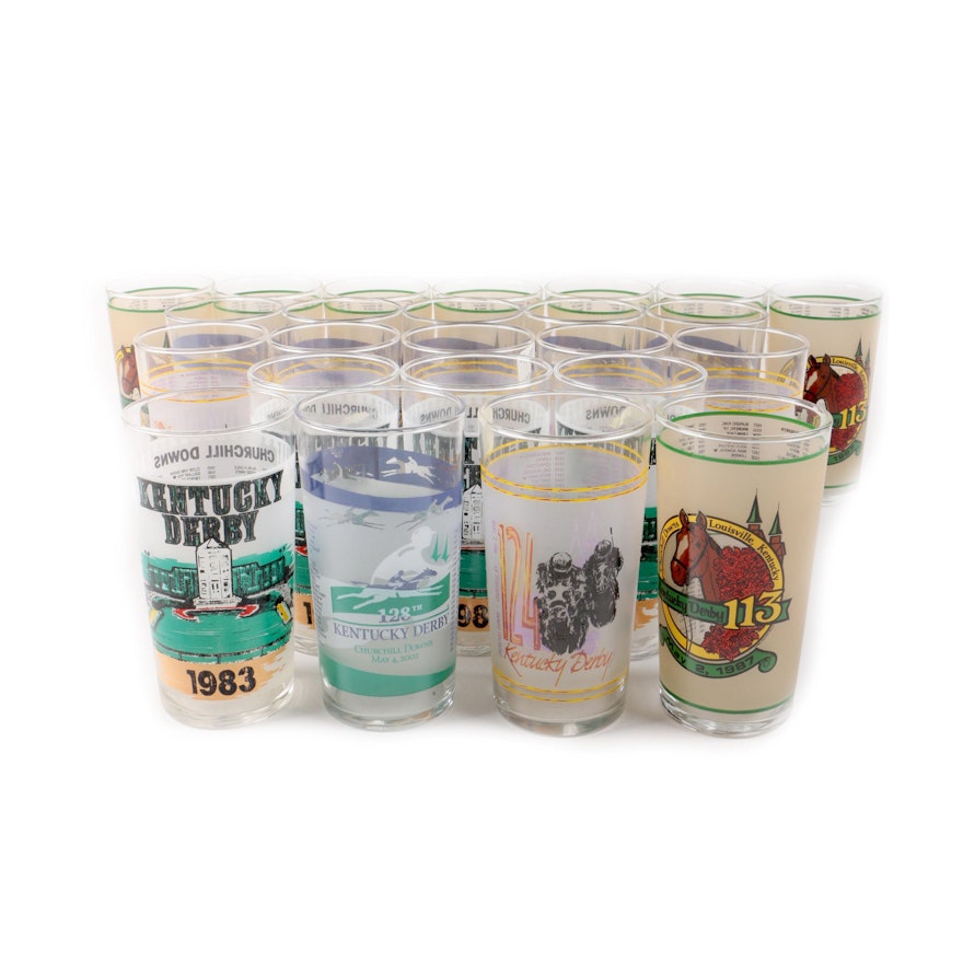 Kentucky Derby Commemorative Glasses