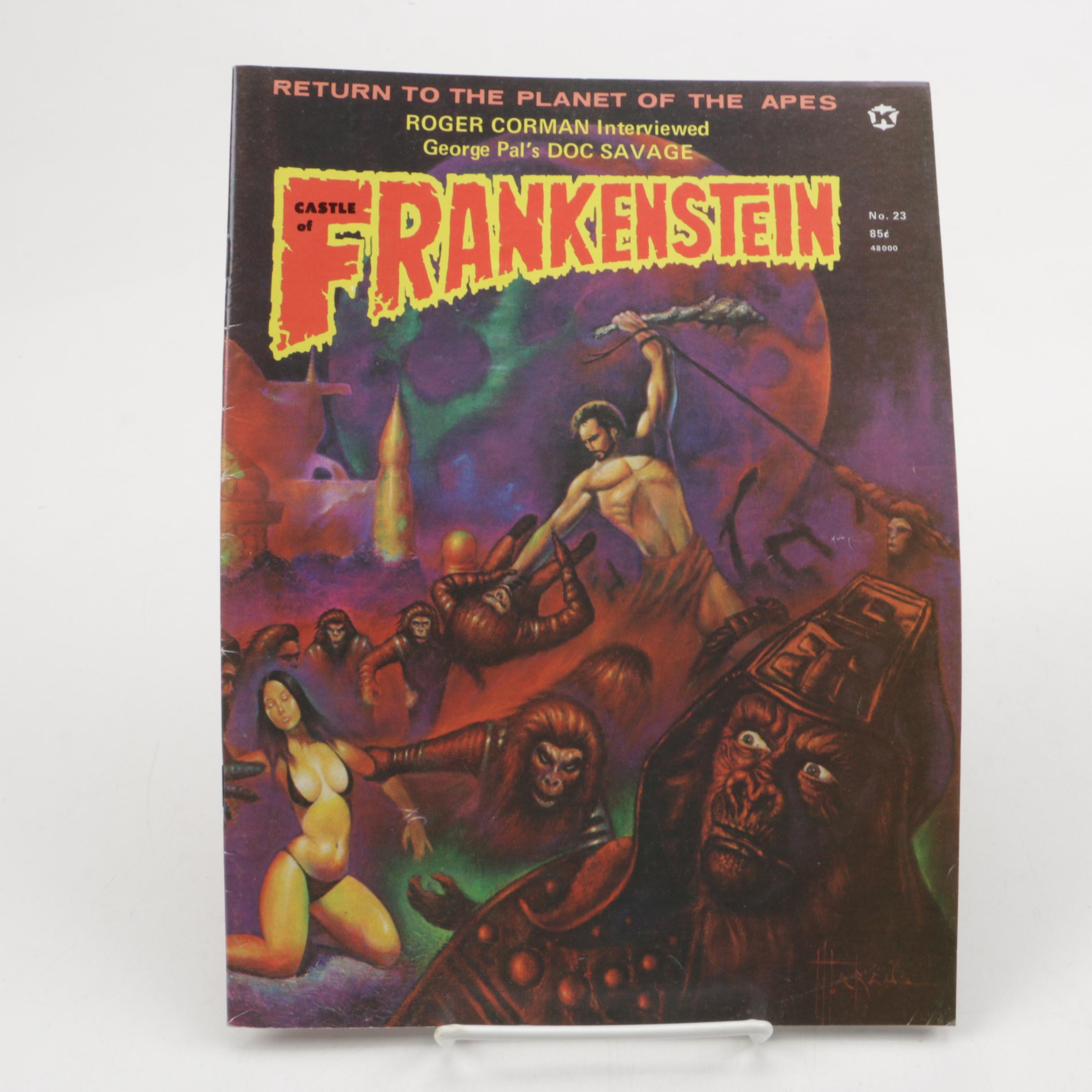 Collection of Vintage  "Monster World" and "Frankenstein"  Magazines