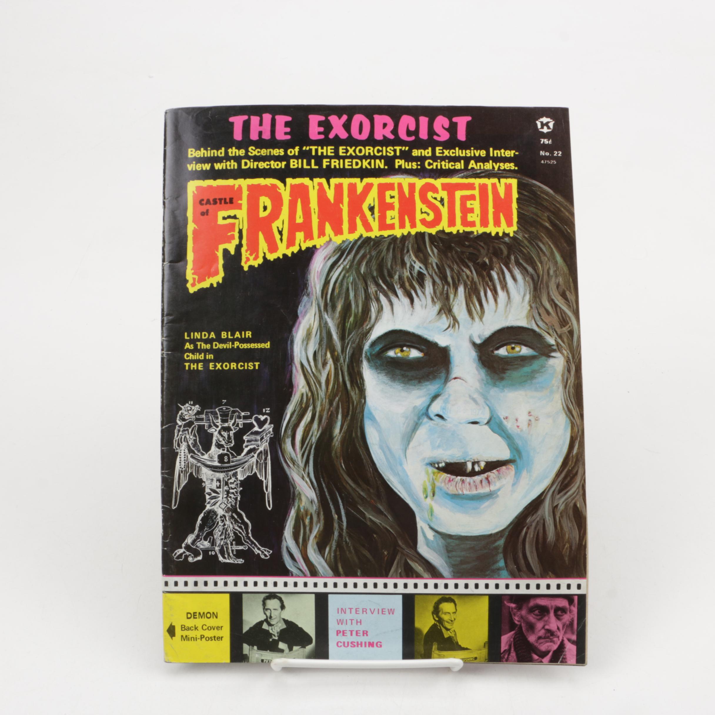 Collection of Vintage  "Monster World" and "Frankenstein"  Magazines