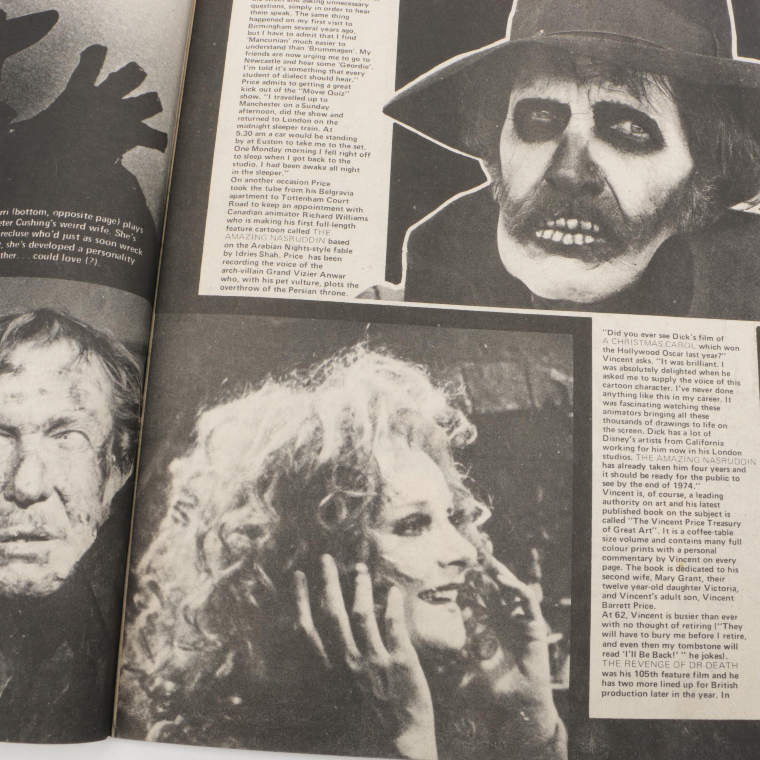 Collection of Vintage  "Monster World" and "Frankenstein"  Magazines