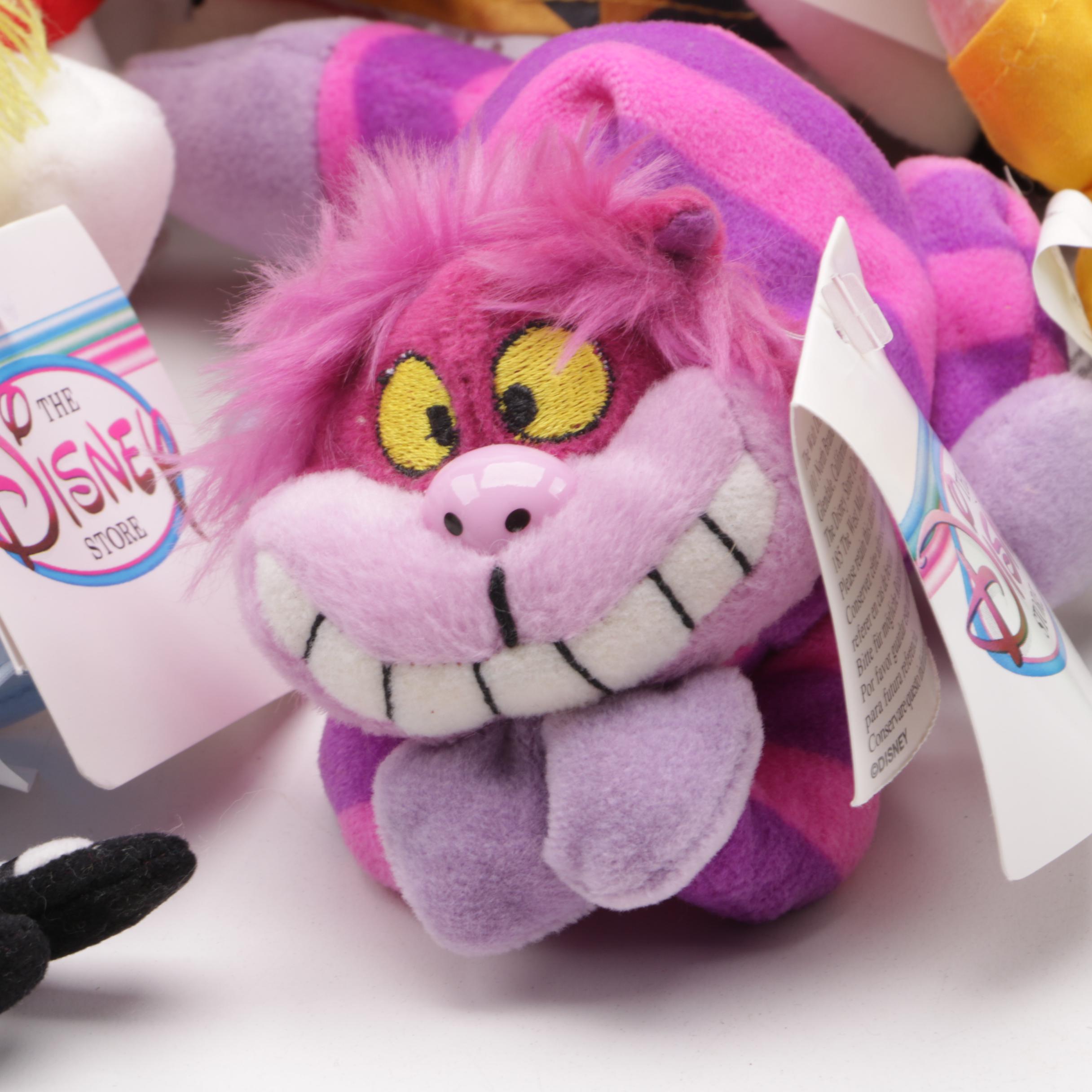 Collection of Disney's "Alice in Wonderland" Plush Toys