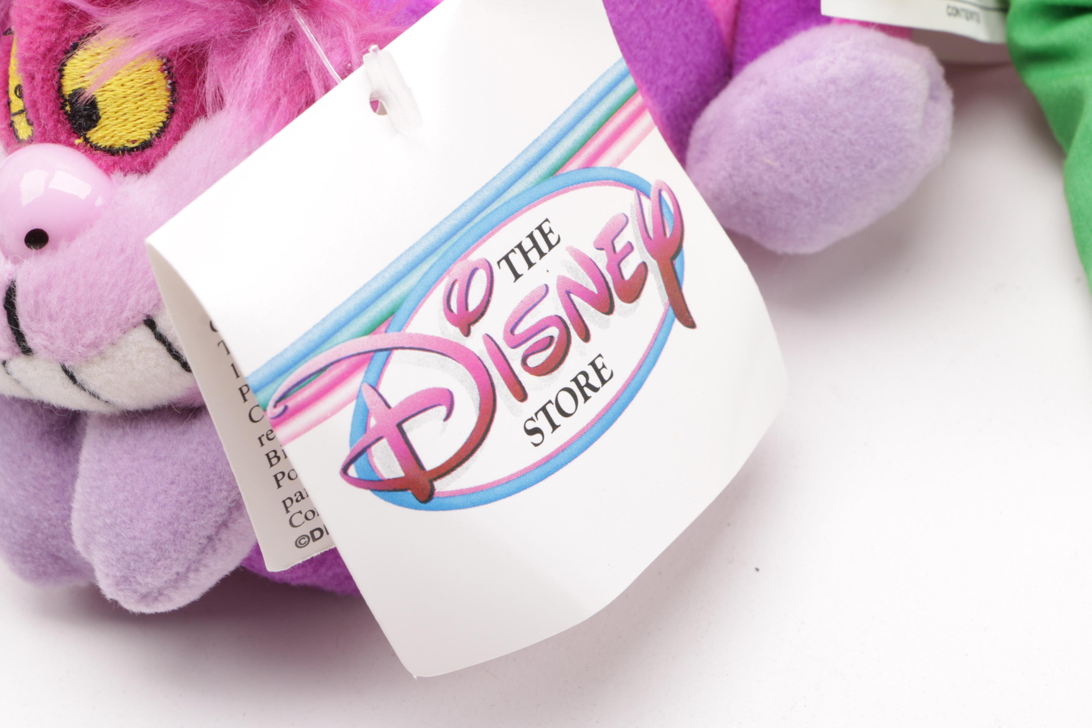 Collection of Disney's "Alice in Wonderland" Plush Toys