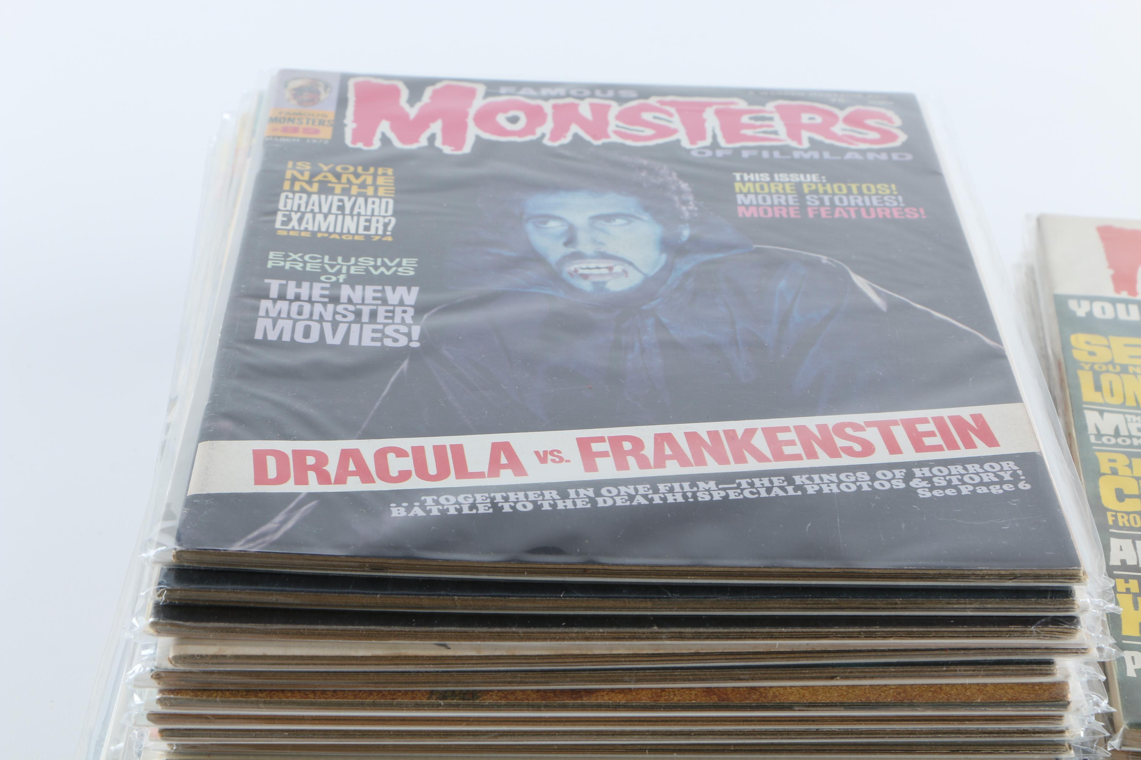 Collection of Vintage "Famous Monsters of Filmland" Magazines
