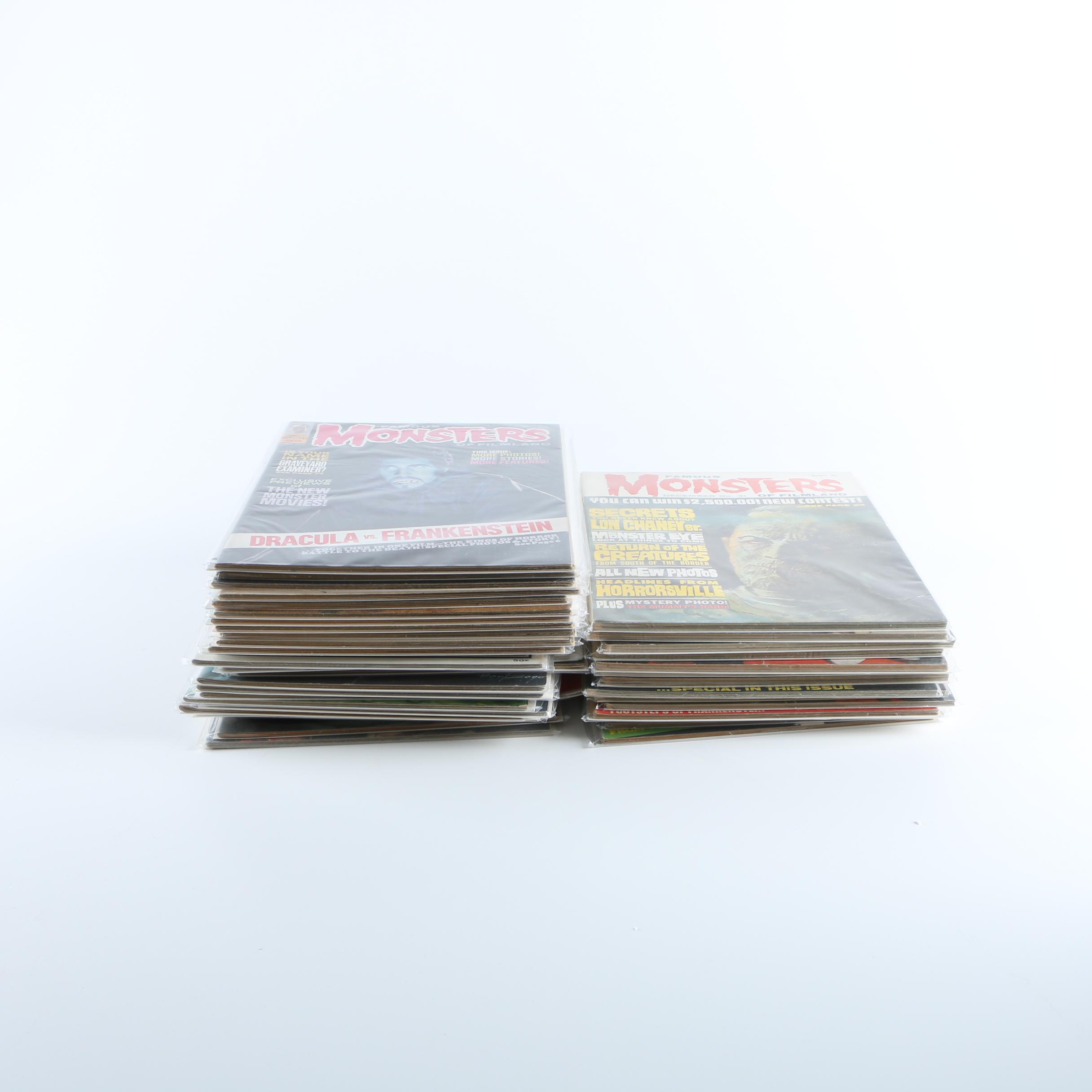 Collection of Vintage "Famous Monsters of Filmland" Magazines