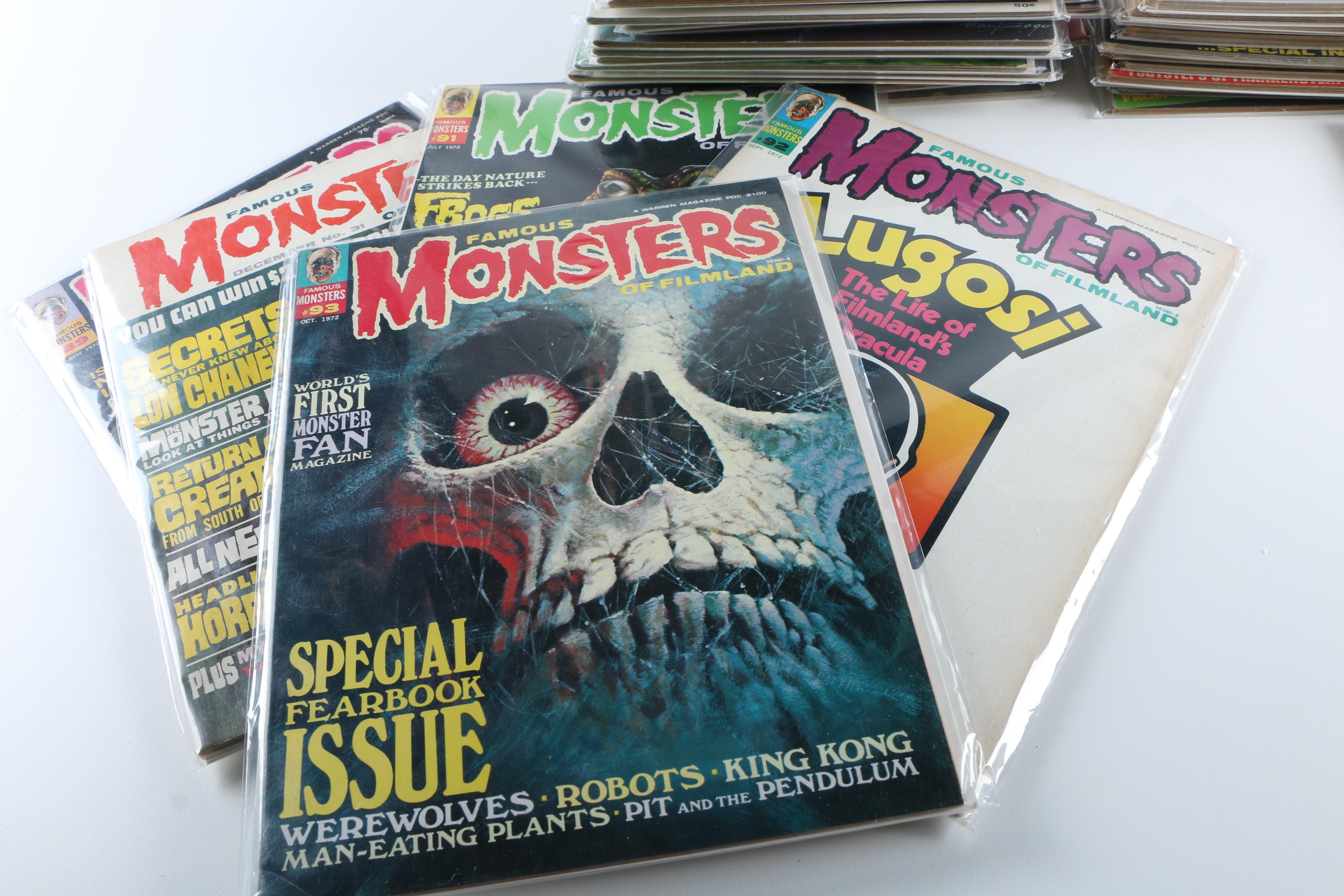Collection of Vintage "Famous Monsters of Filmland" Magazines