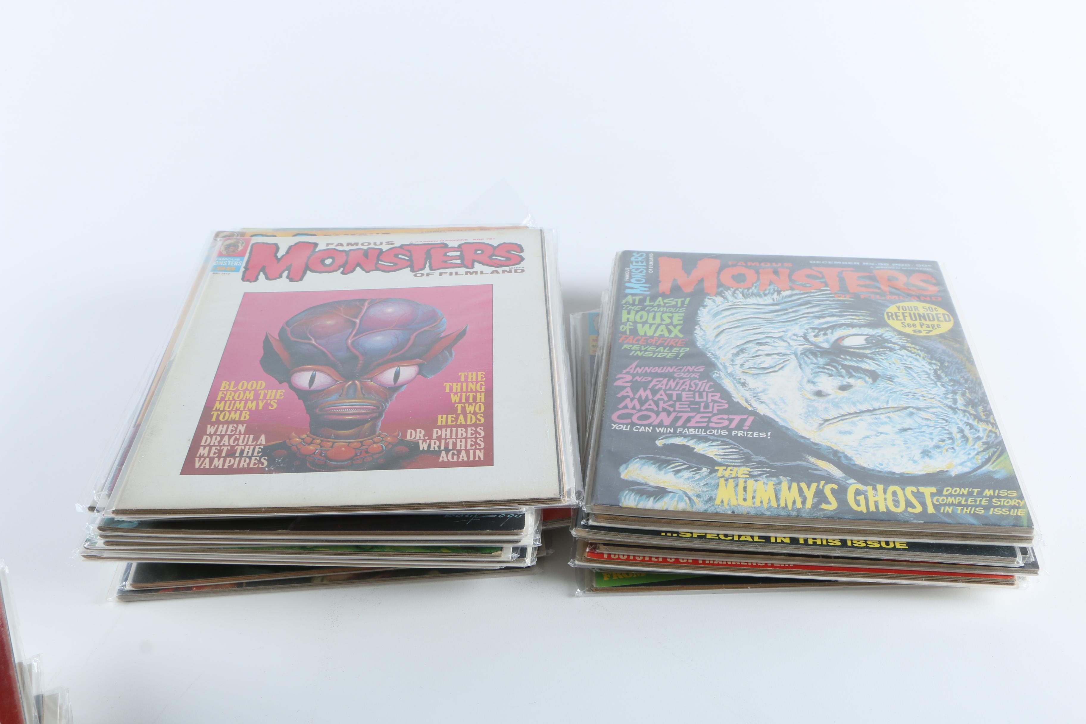 Collection of Vintage "Famous Monsters of Filmland" Magazines