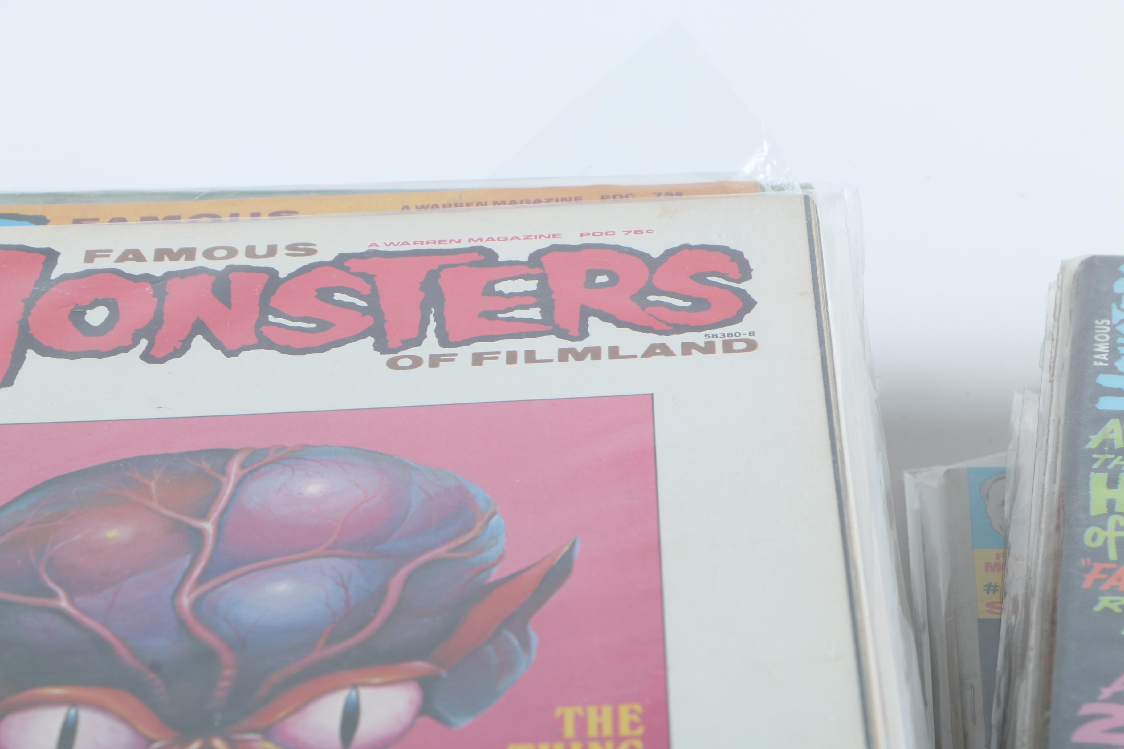 Collection of Vintage "Famous Monsters of Filmland" Magazines