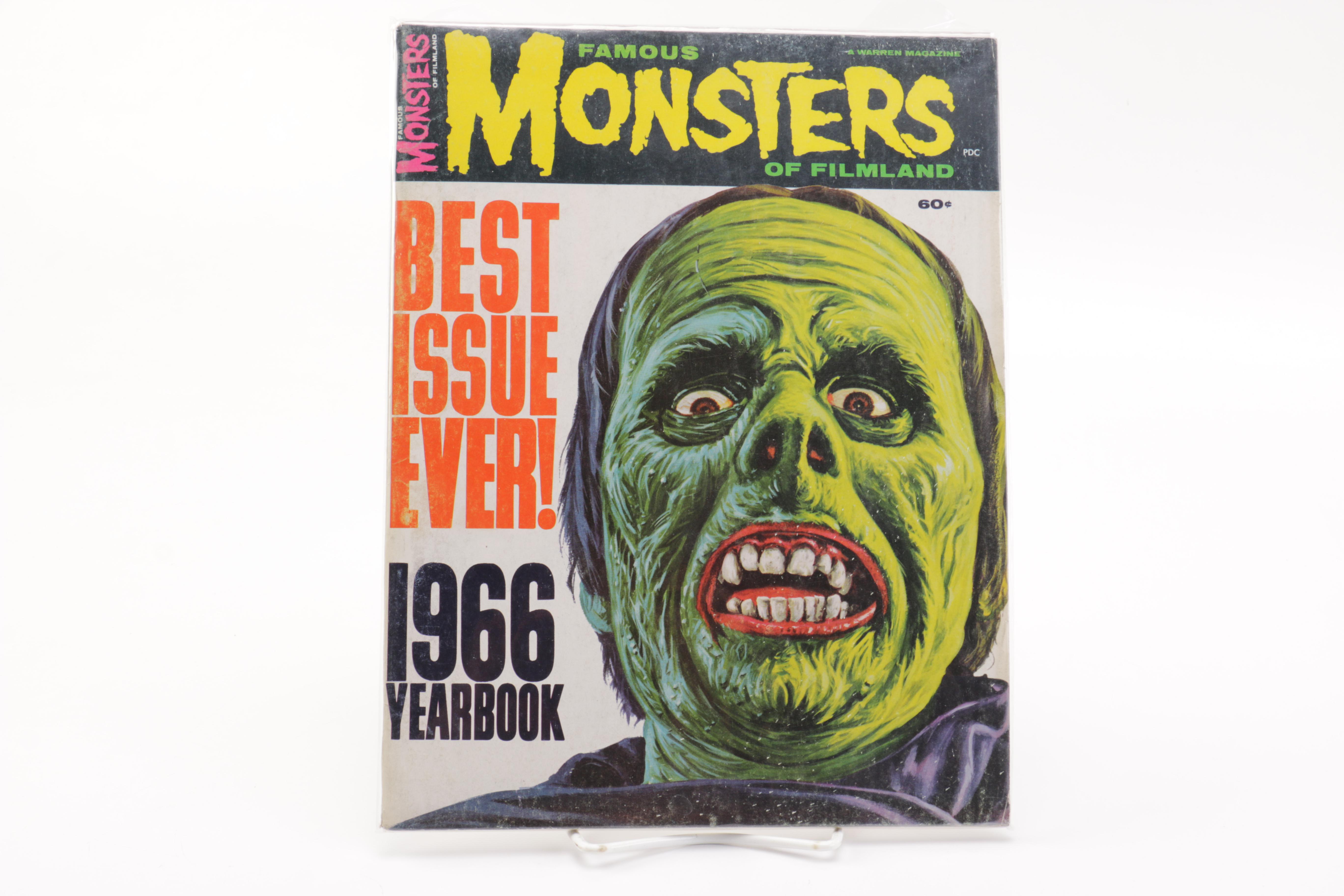 Four Vintage "Famous Monsters of Filmland" Magazines