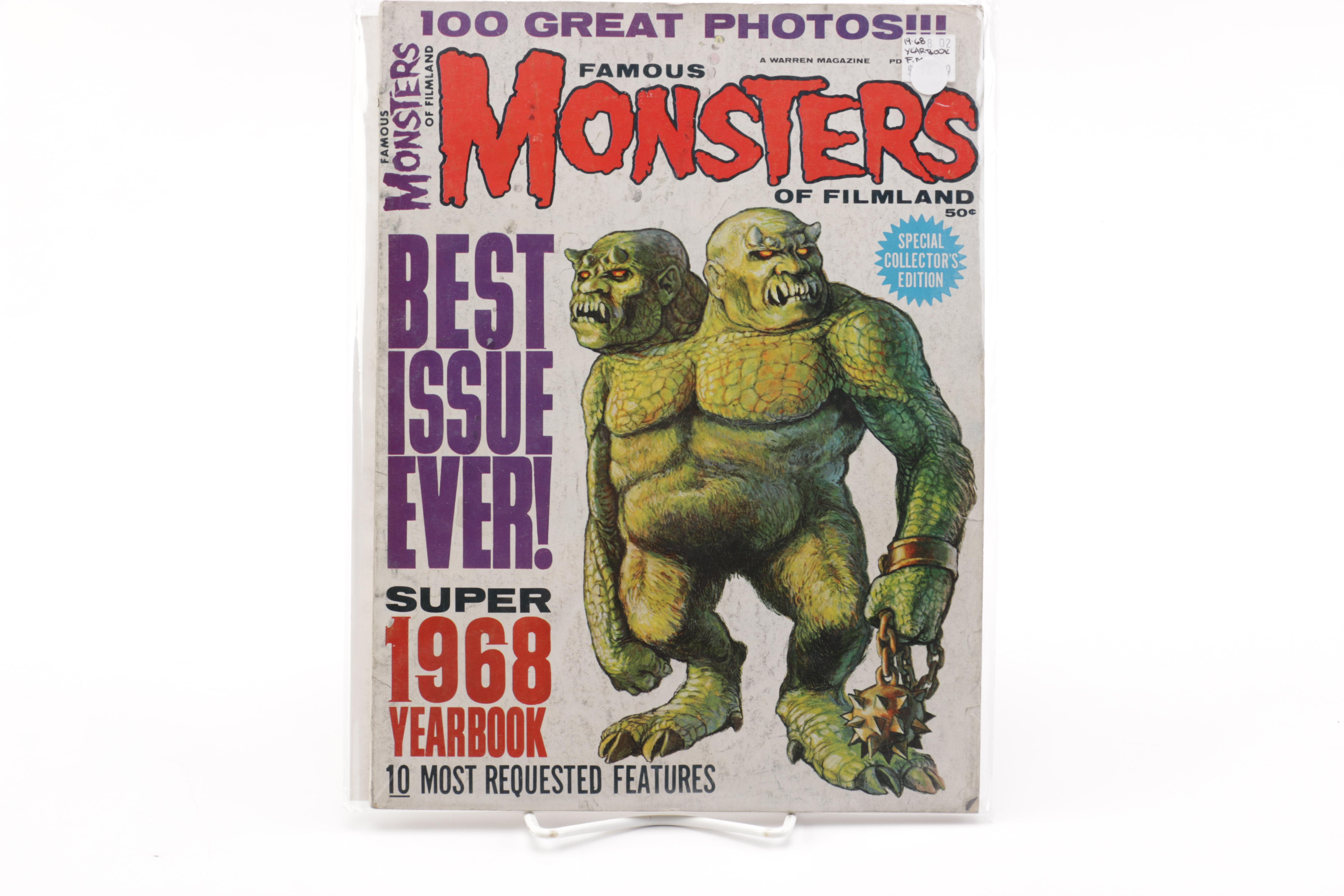 Four Vintage "Famous Monsters of Filmland" Magazines