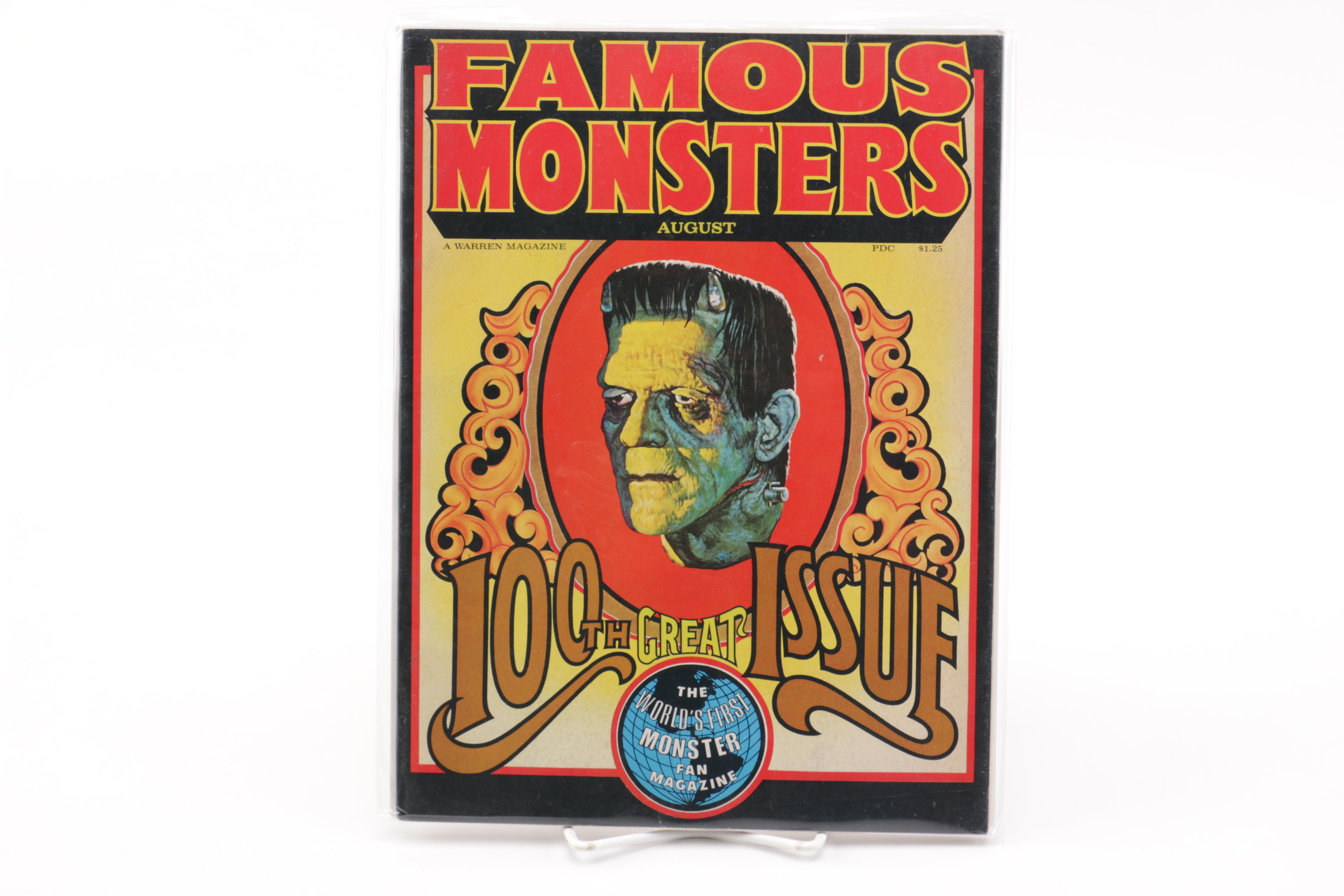Four Vintage "Famous Monsters of Filmland" Magazines