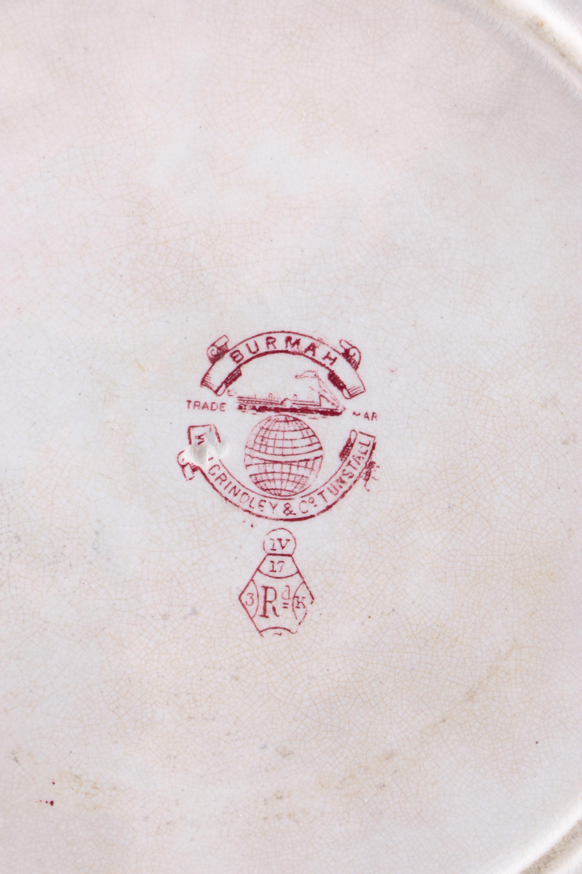 Antique English Ceramic Plates and Cups